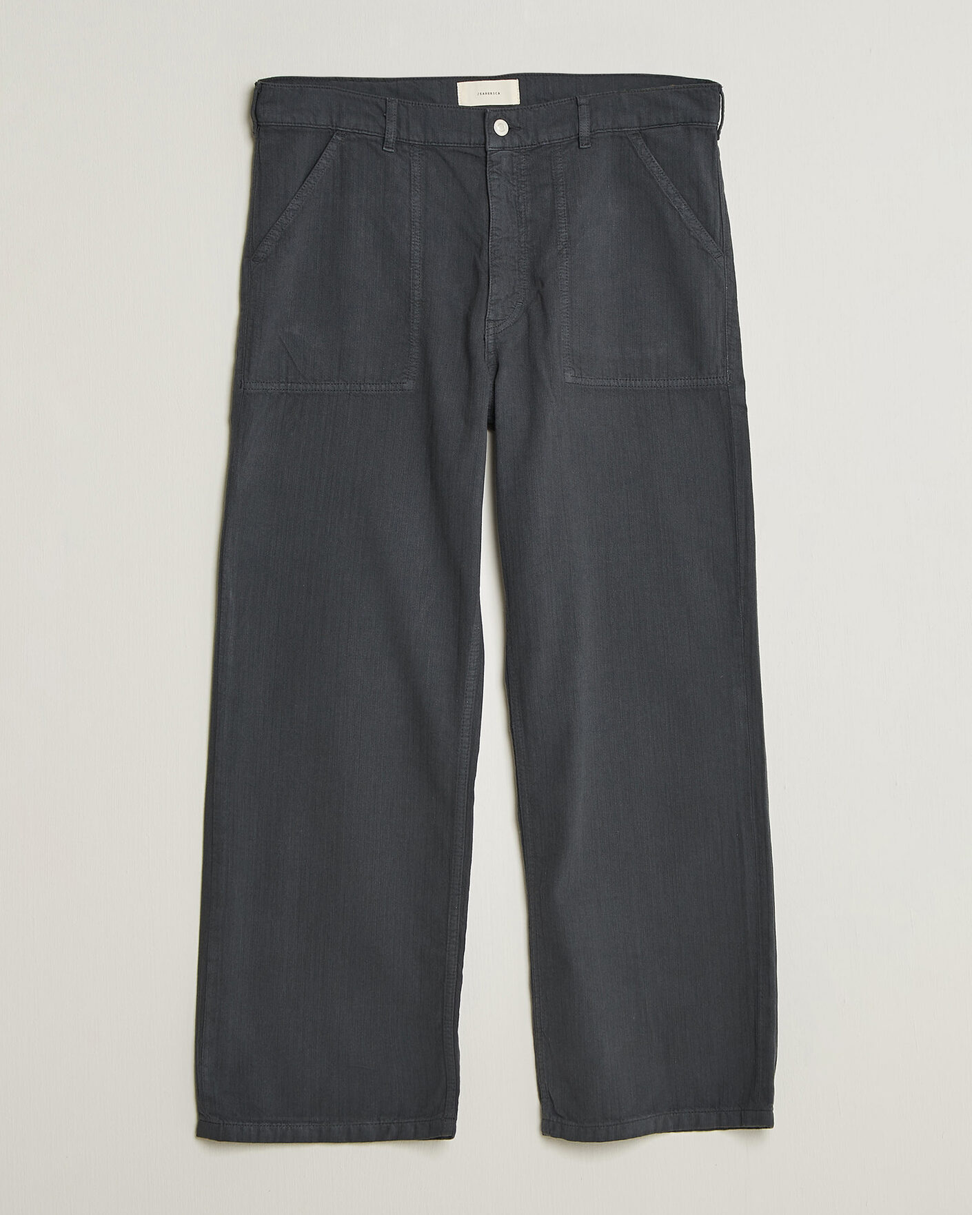 Herre | Bukser | Jeanerica | Genua Worker Chino Chevron Anthracite