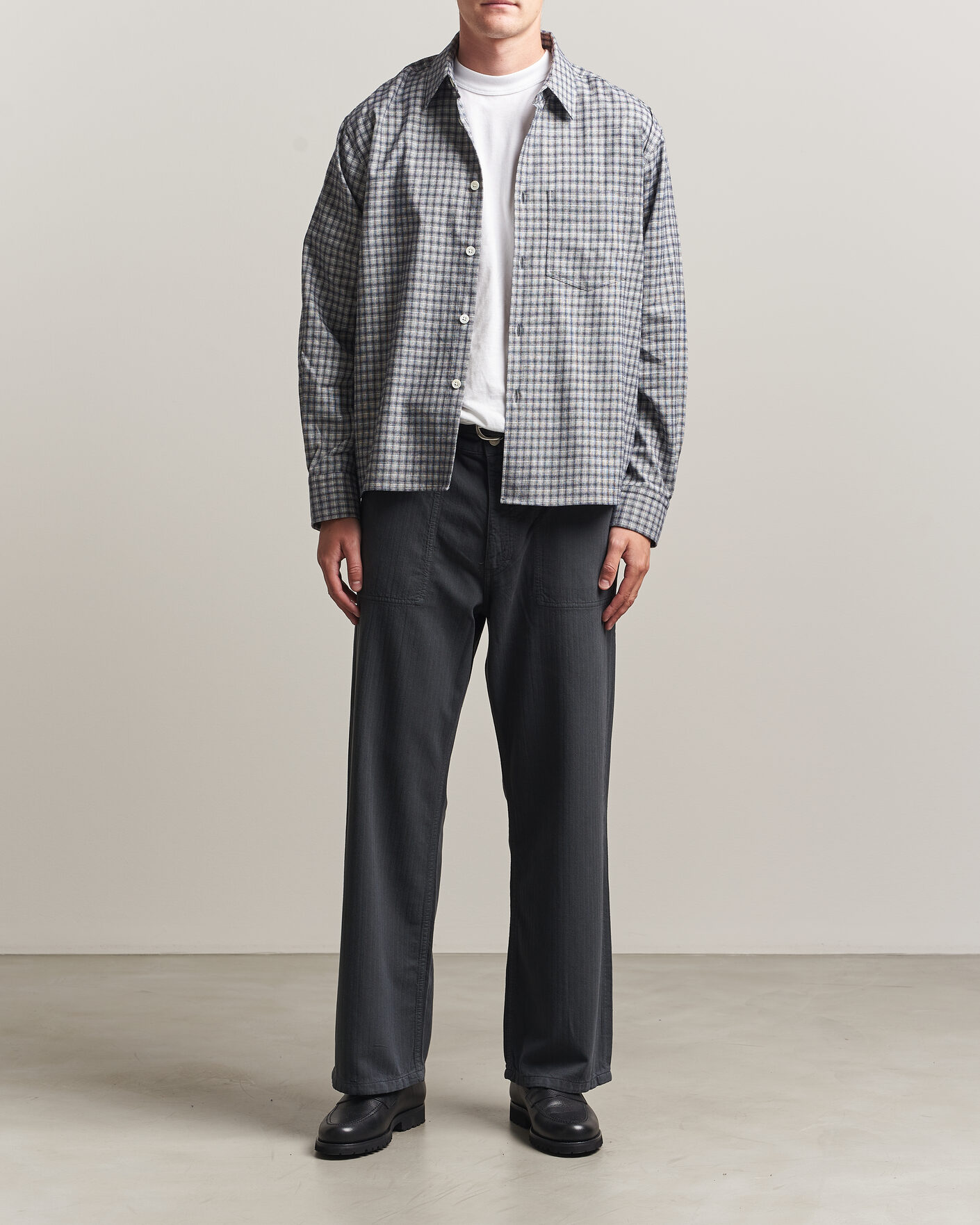 Herre |  | Jeanerica | Genua Worker Chino Chevron Anthracite