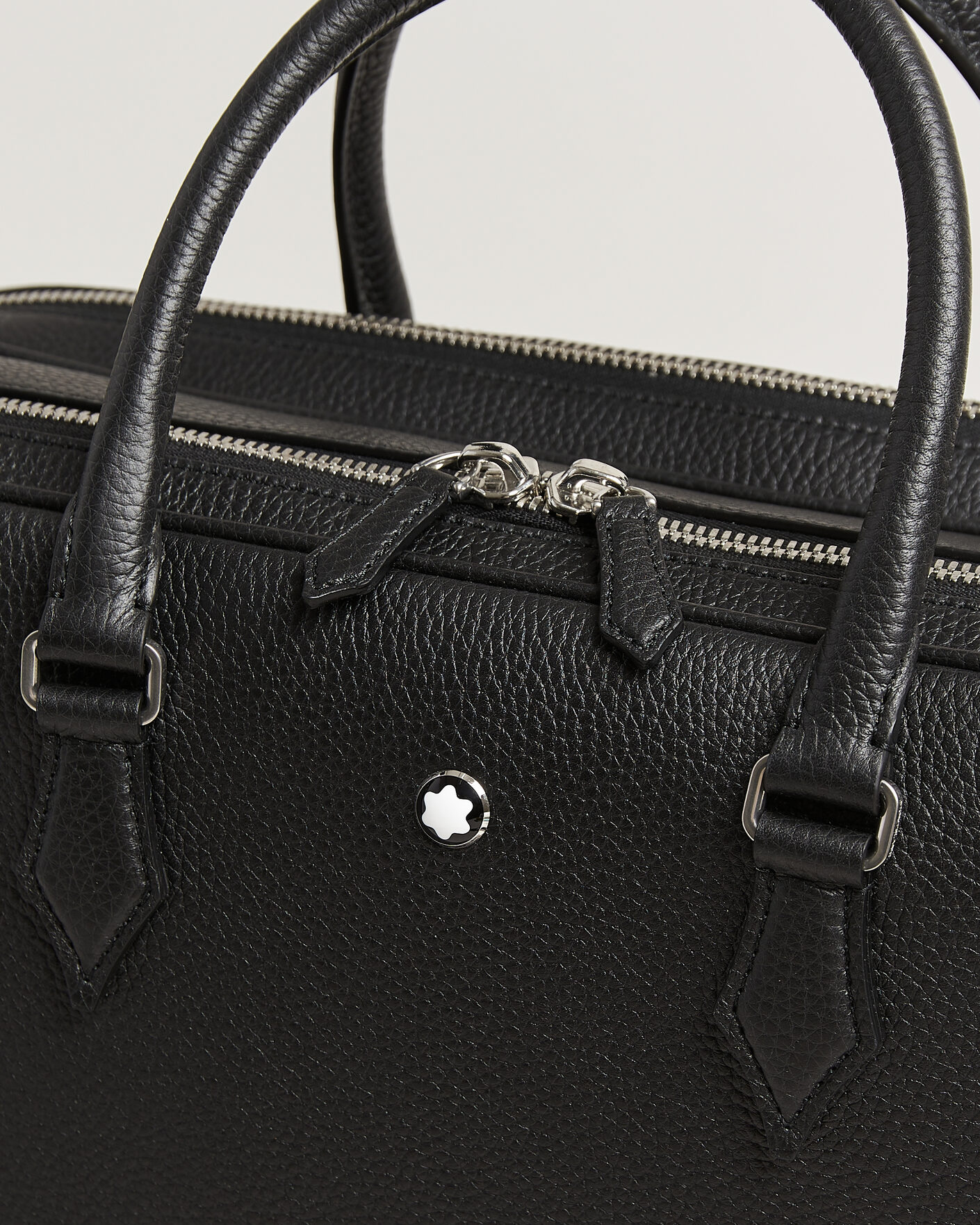 Herre | Tasker | Montblanc | Large Briefcase Grain Leather Black