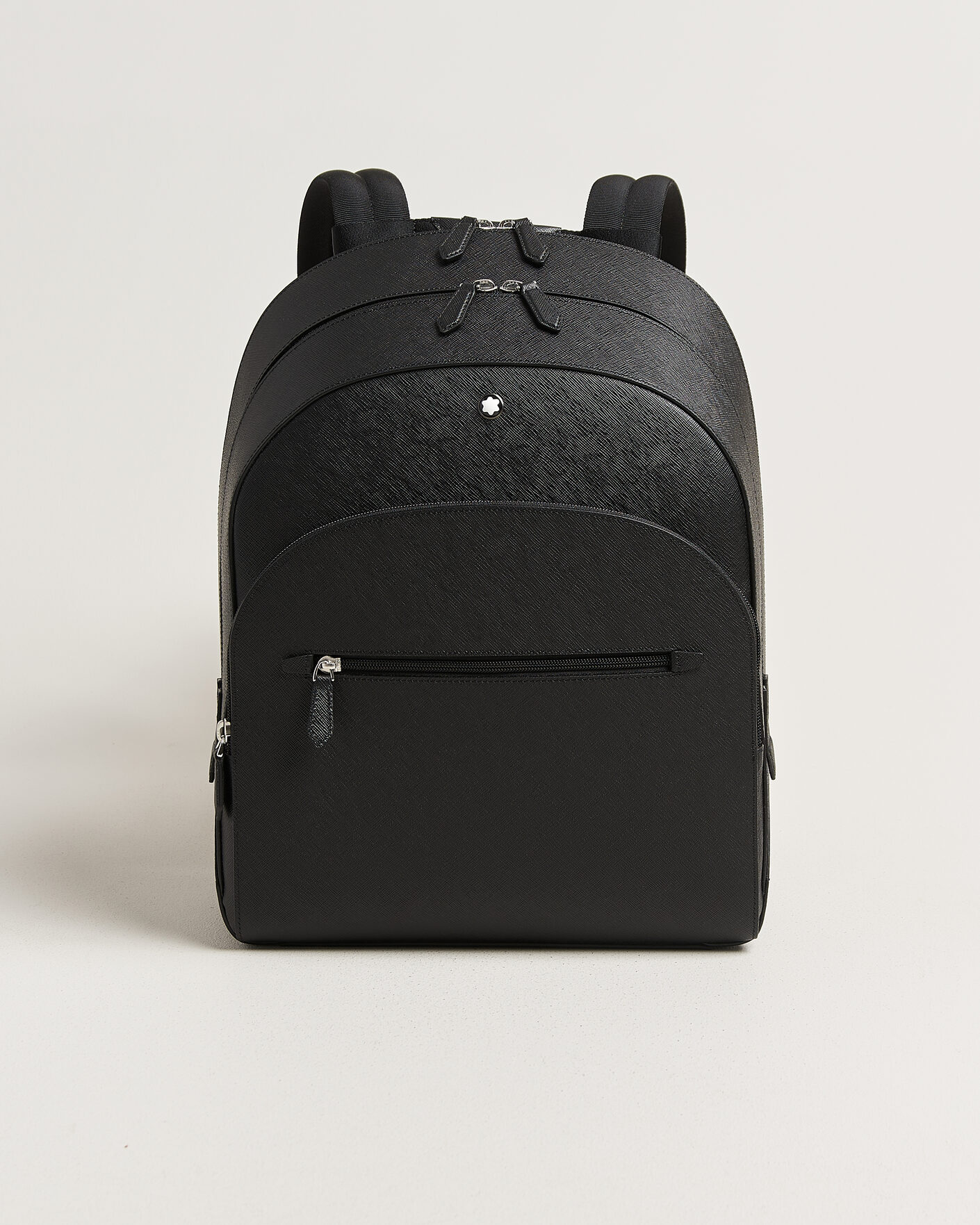 Herre | Montblanc Sartorial Large Backpack 3 Compartments Black | Montblanc | Sartorial Large Backpack 3 Compartments Black