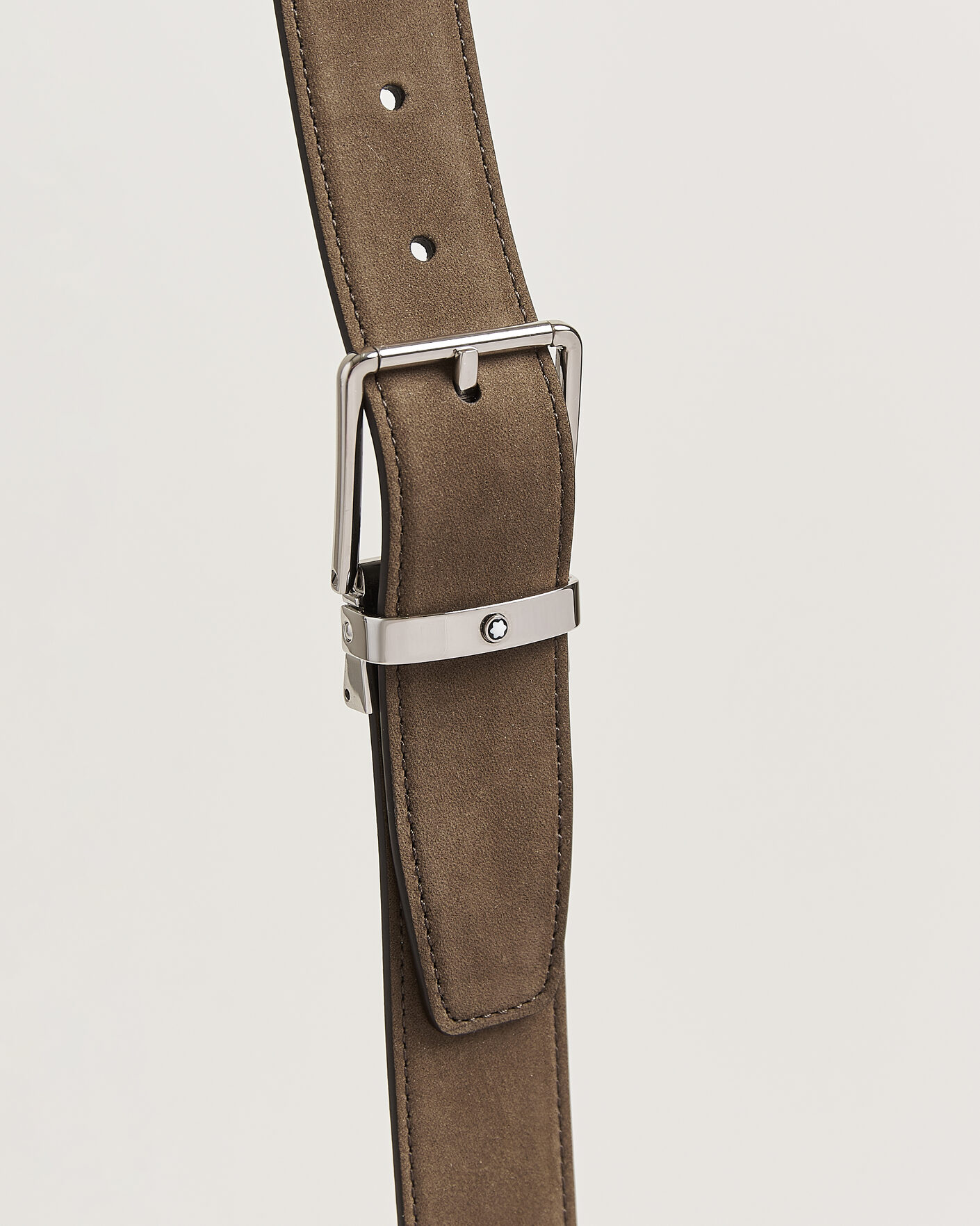Herre | Bælter | Montblanc | 35mm Reversible Suede Belt Brown/Black