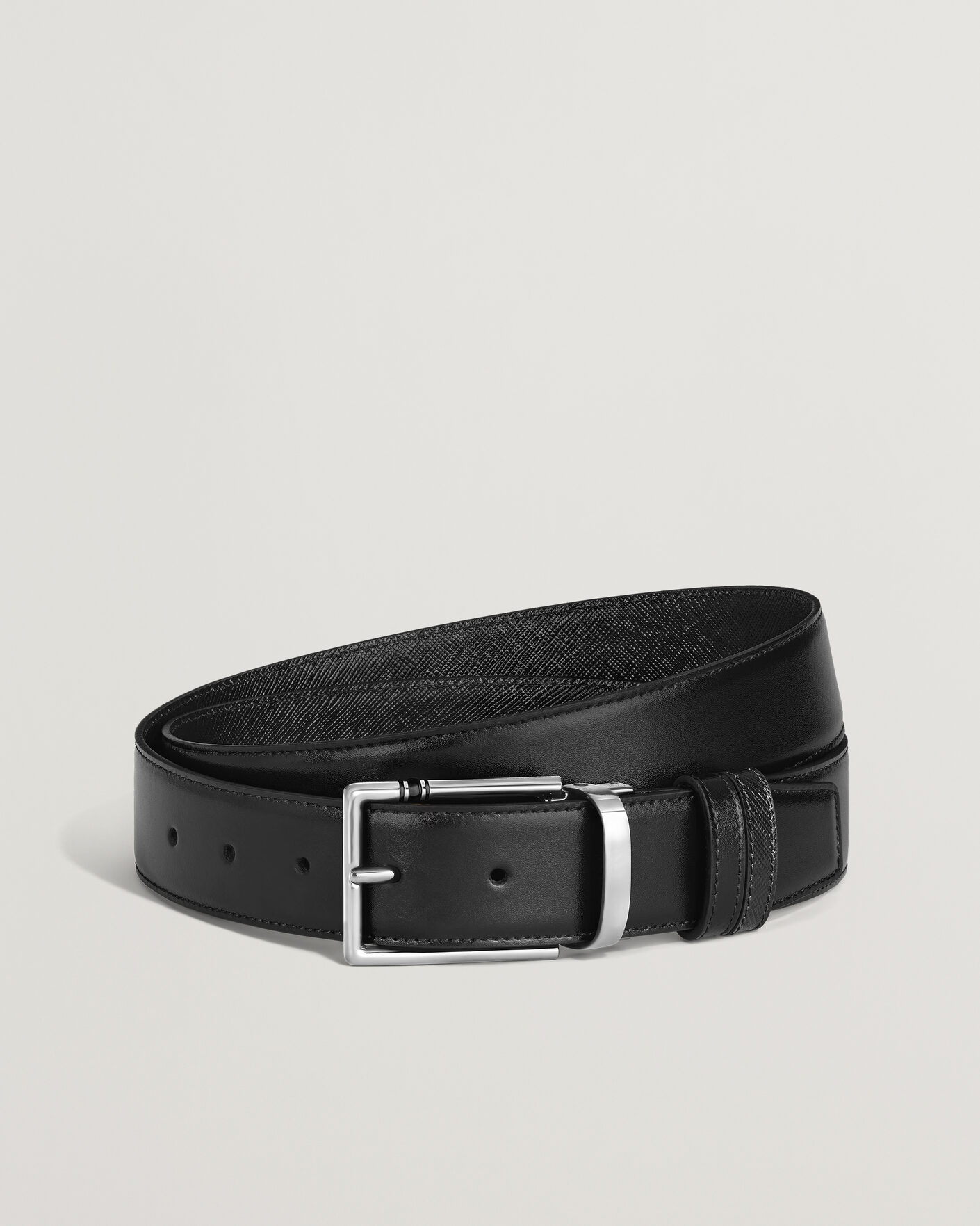 Herre | Bælter | Montblanc | 35mm Reversible Calf/Sartorial Belt Black