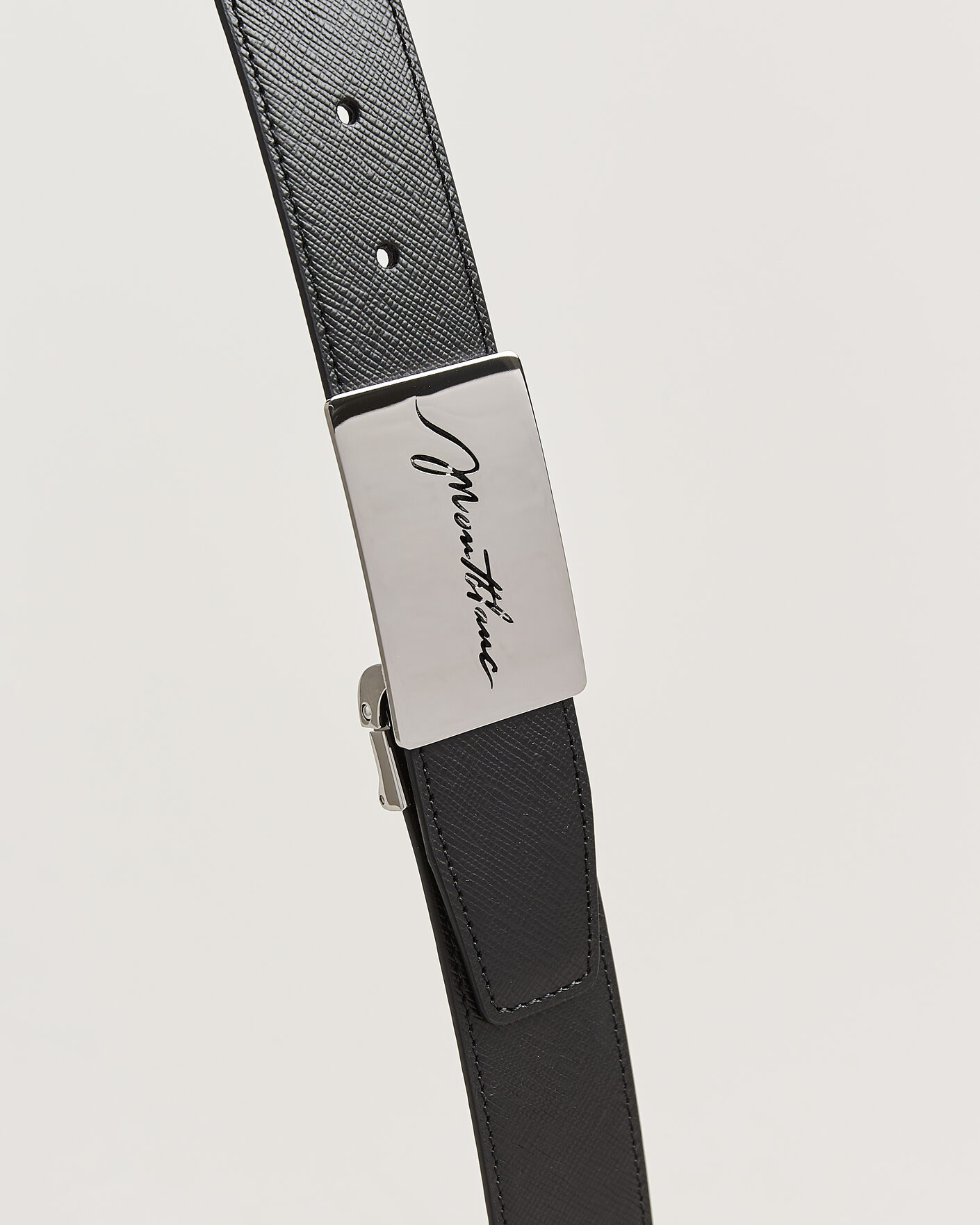 Herre | Bælter | Montblanc | 35mm Reversible Sartorial/Calf Logo Belt Black