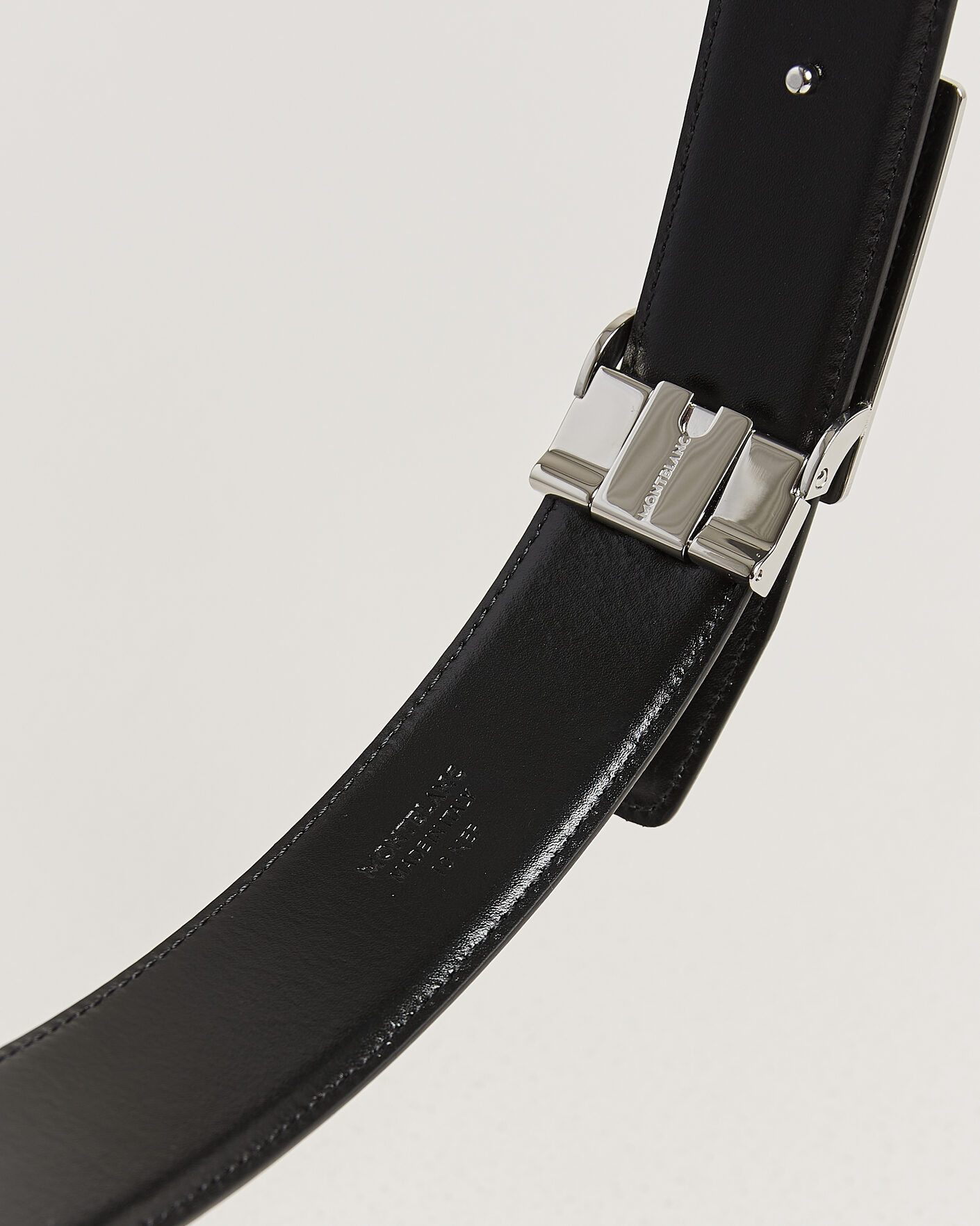 Herre | Bælter | Montblanc | 35mm Reversible Sartorial/Calf Logo Belt Black