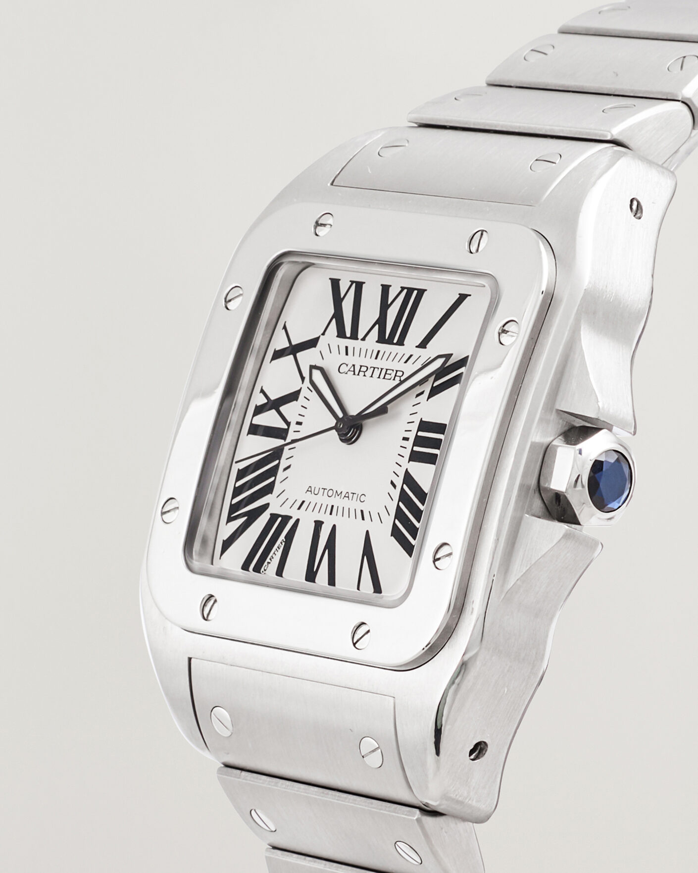 Herre | Pre-Owned & Vintage Watches | Cartier Pre-Owned | Santos Large