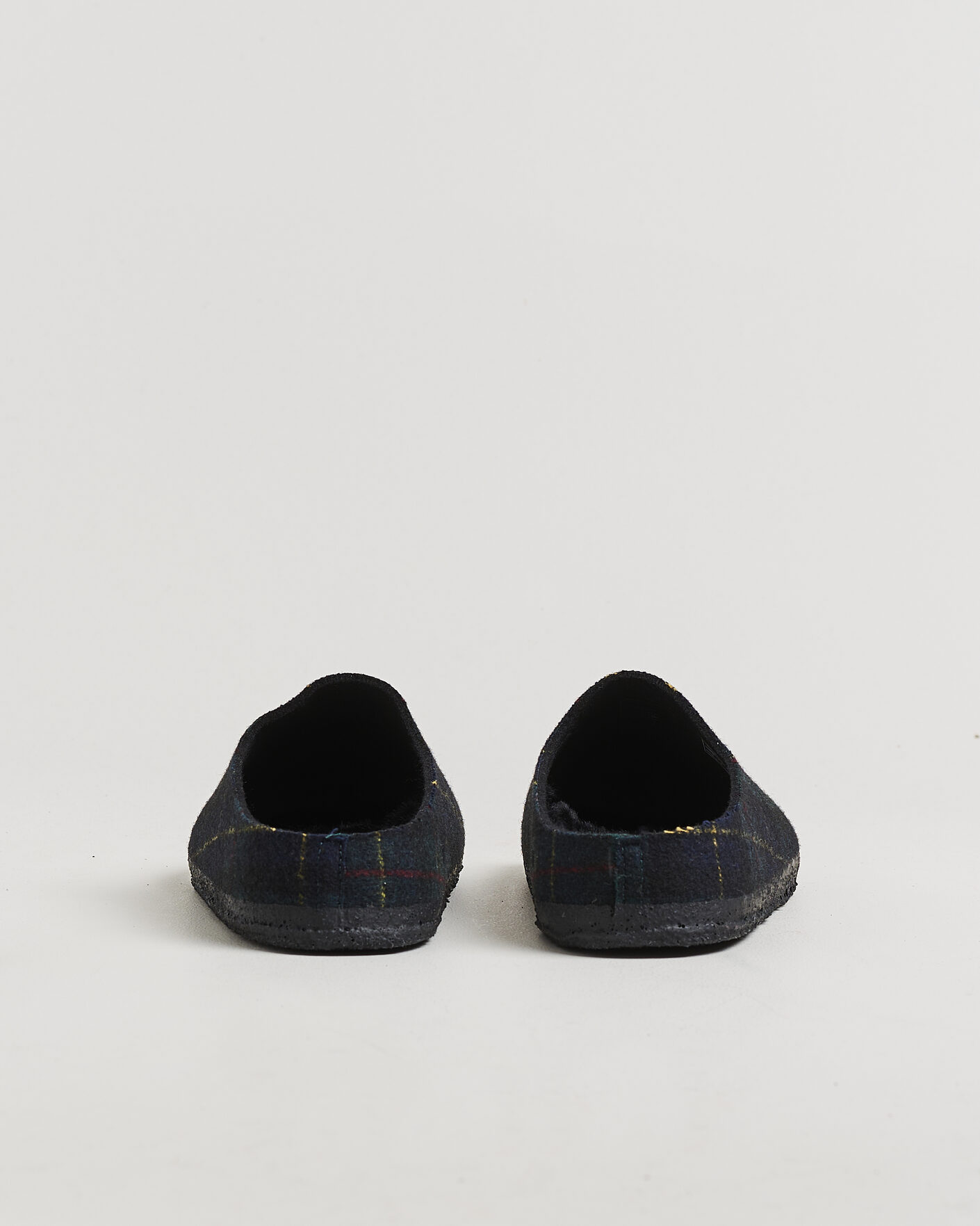 Herre | Sandaler & Hjemmesko | BIRKENSTOCK | Amsterdam Wrapped Dip Shearling Green Navy Plaid