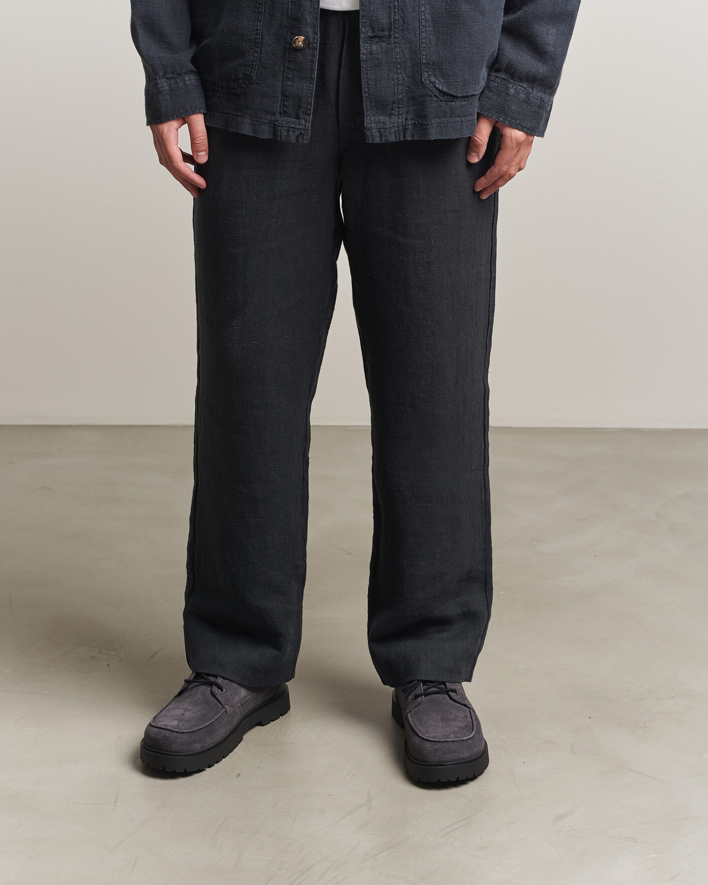 Herre | Derbys | BIRKENSTOCK | Highwood Moc Lace Charcoal Suede