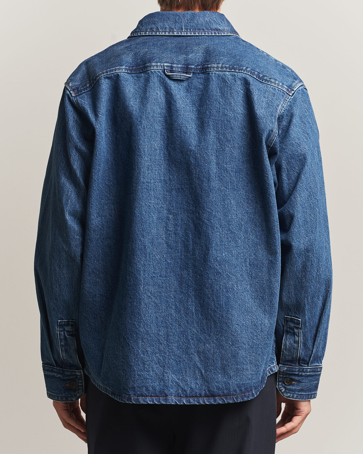Herre | Skjorter | A.P.C. | Basile Denim Overshirt Washed Indigo