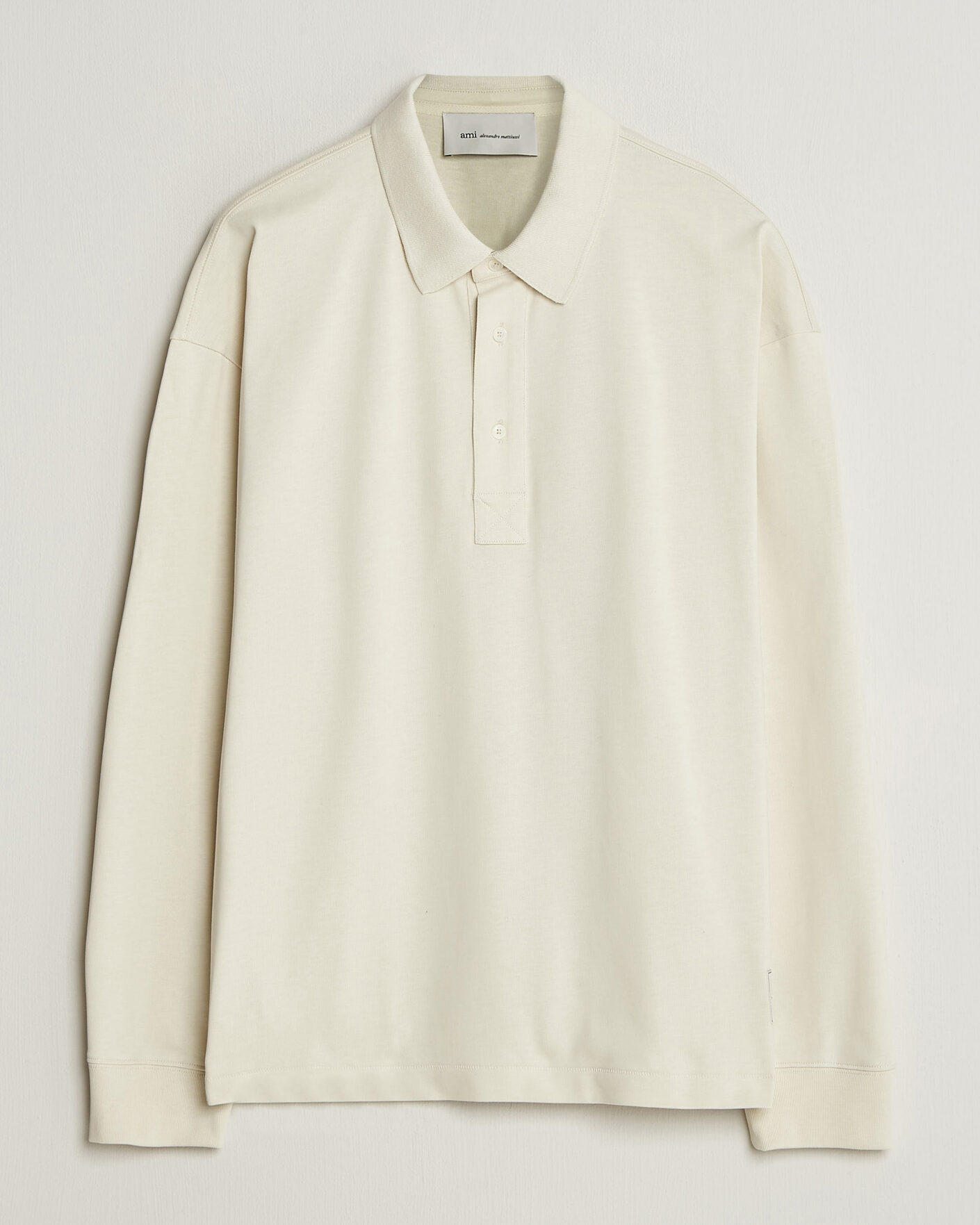 Herre | Trøjer | AMI | Heritage Logo Rugger Ivory