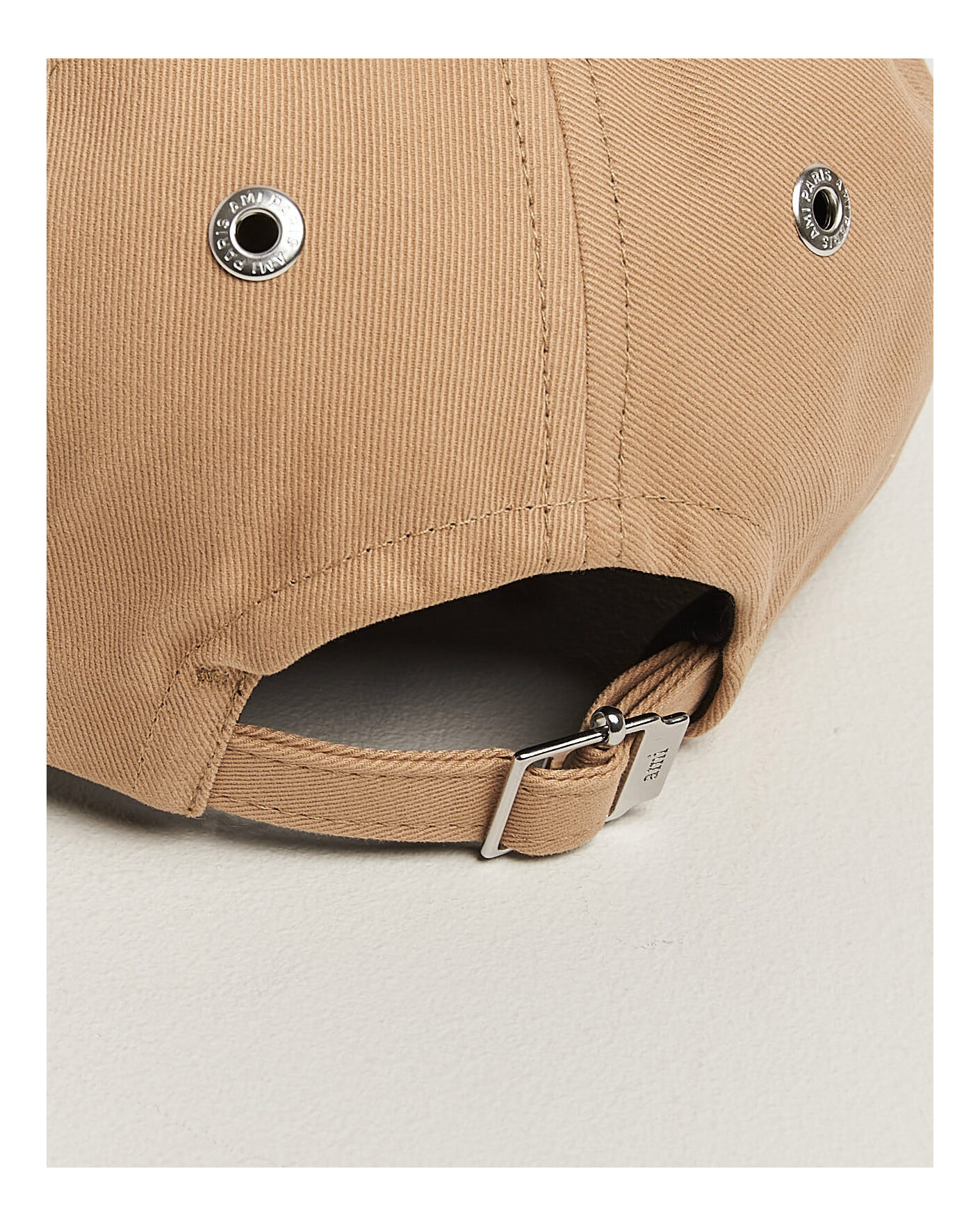 Herre | Hatte & kasketter | AMI | Contrasted Heart Logo Cap Beige Mastic