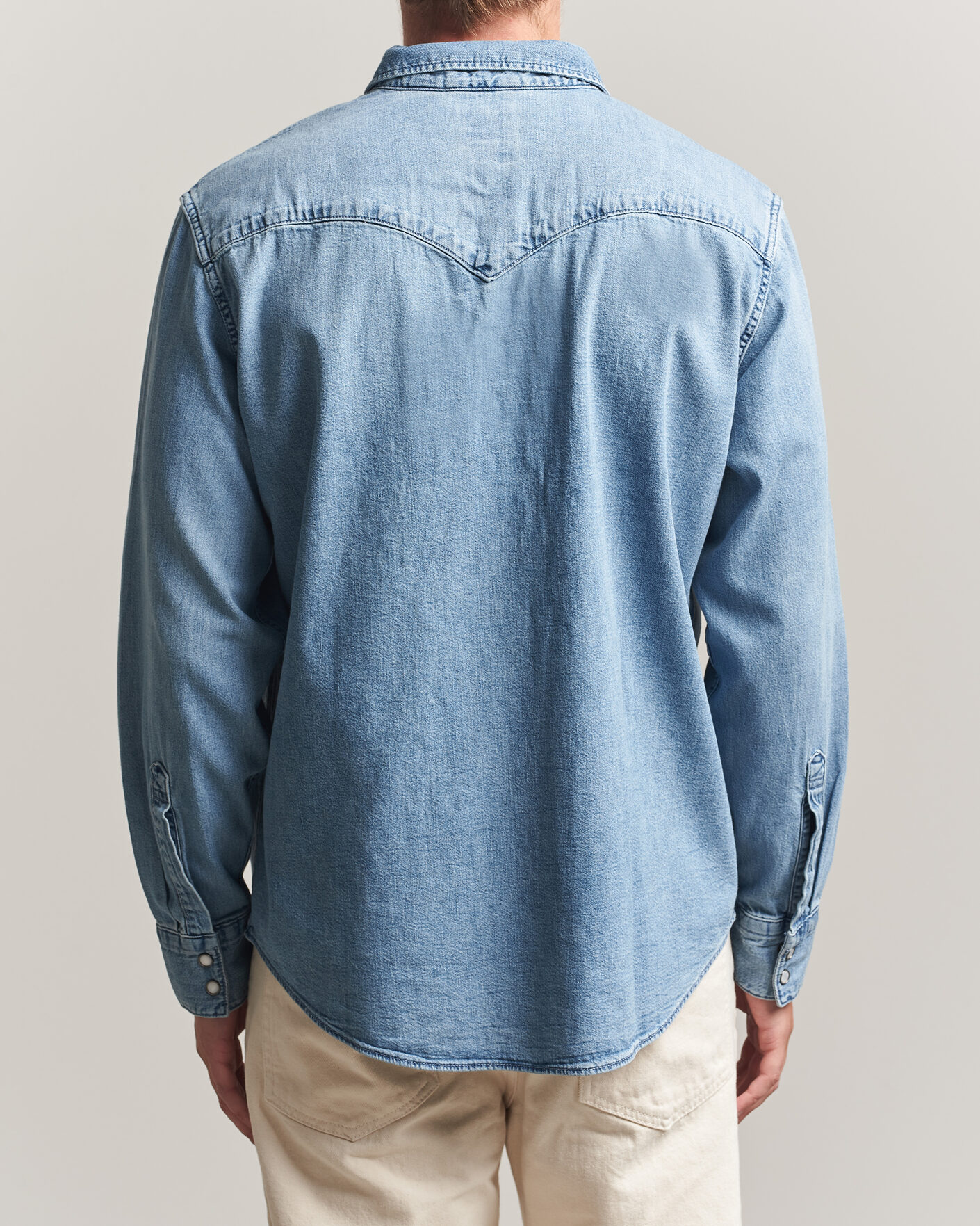 Herre | Skjorter | Levi's | Barstow Western Standard Shirt Blue Sky Mountain Light