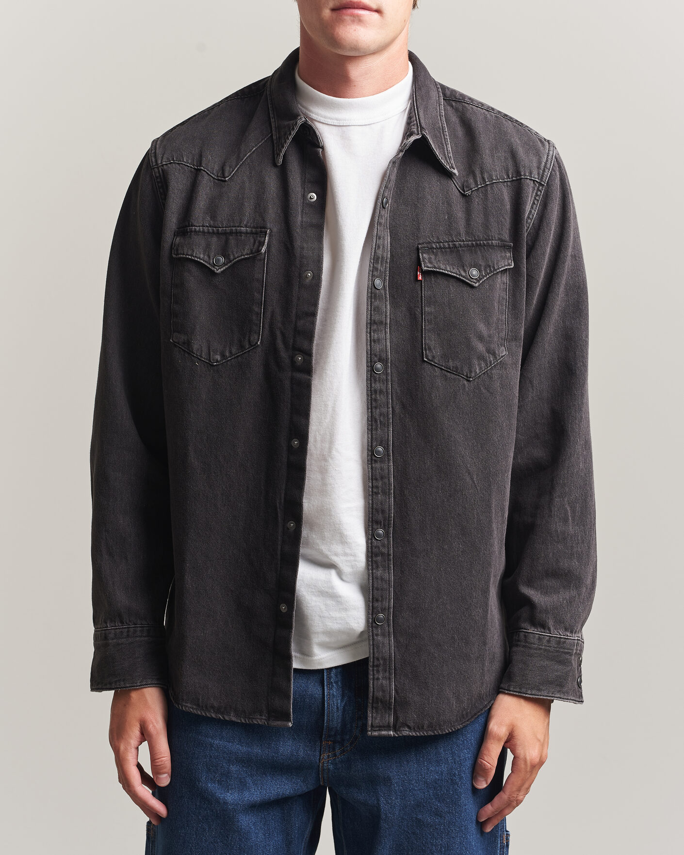 Herre | Skjorter | Levi's | Barstow Western Standard Shirt Thermodapt Black