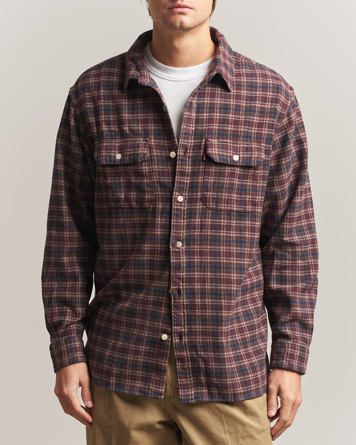 Herre | Skjorter | Levi's | Jackson Worker Shirt Vineyard Wine