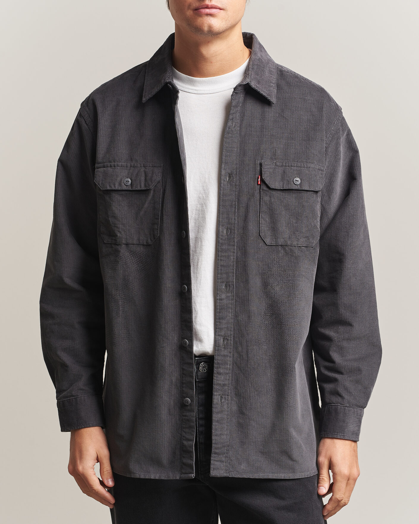 Herre | Skjorter | Levi's | Jackson Corduroy Worker Shirt Greystroke