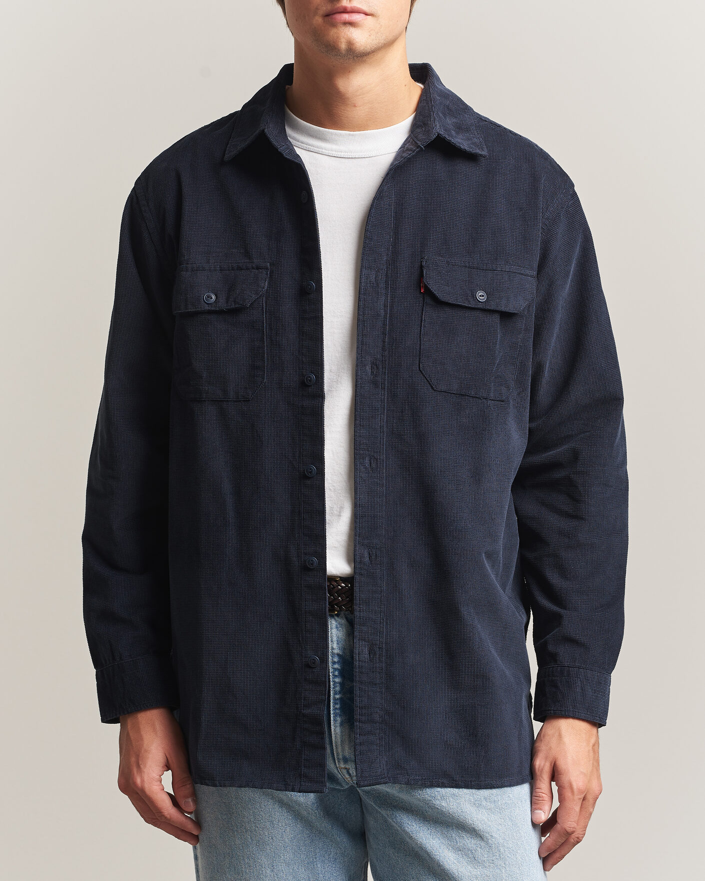 Herre | Skjorter | Levi's | Jackson Corduroy Worker Shirt Nightfall Navy