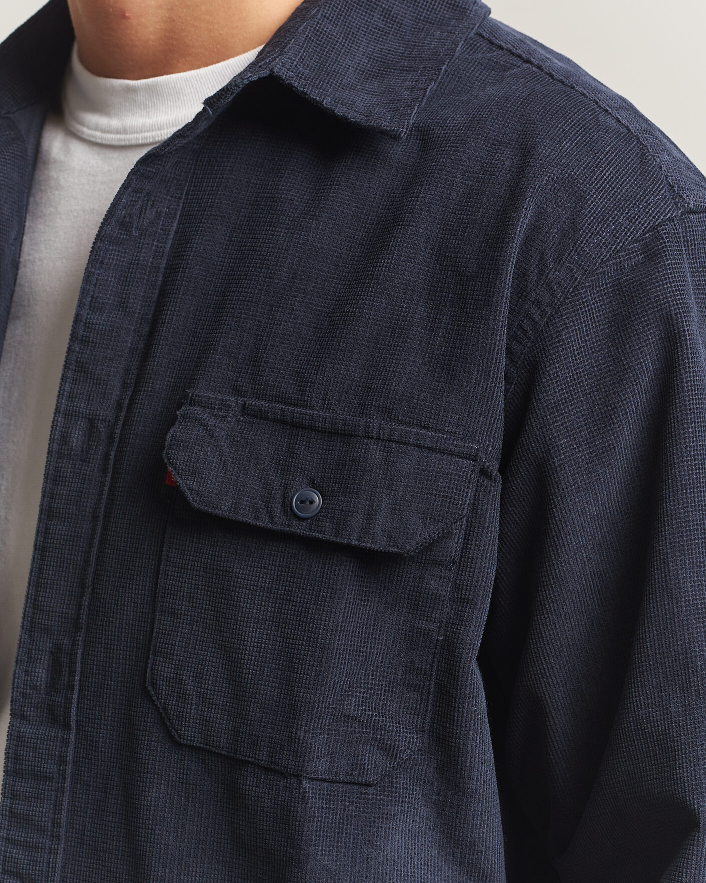 Herre | Skjorter | Levi's | Jackson Corduroy Worker Shirt Nightfall Navy