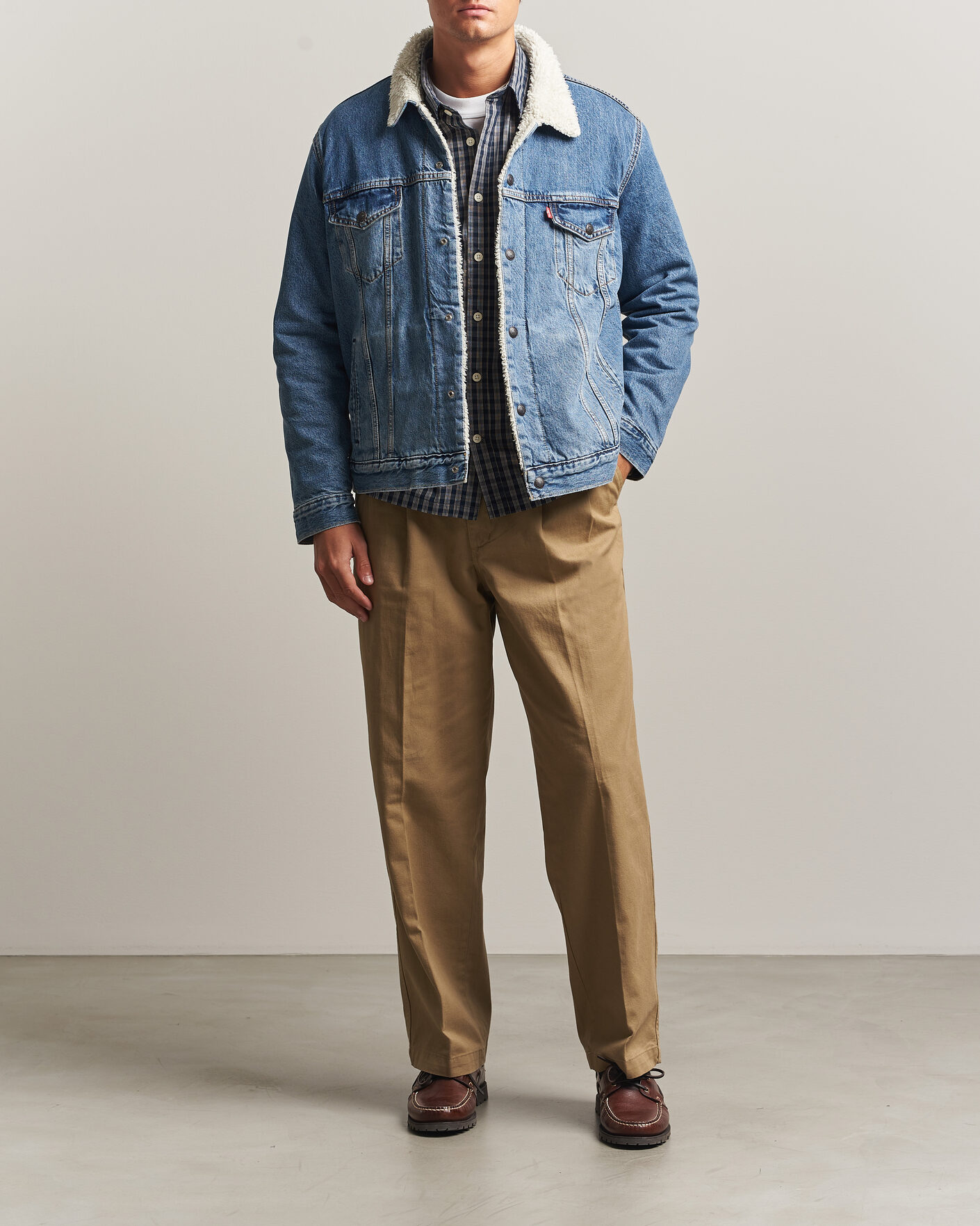 Herre | Jakker | Levi's | Type 3 Sherpa Trucker Washed Away