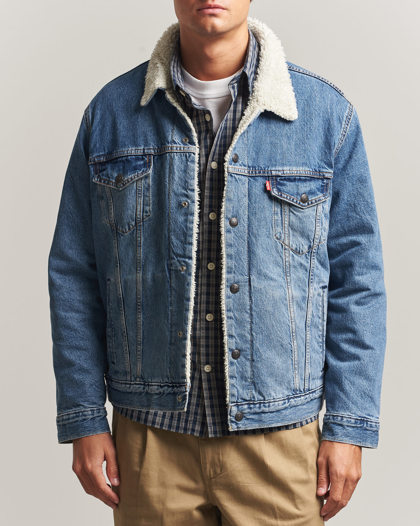 Herre | Jakker | Levi's | Type 3 Sherpa Trucker Washed Away