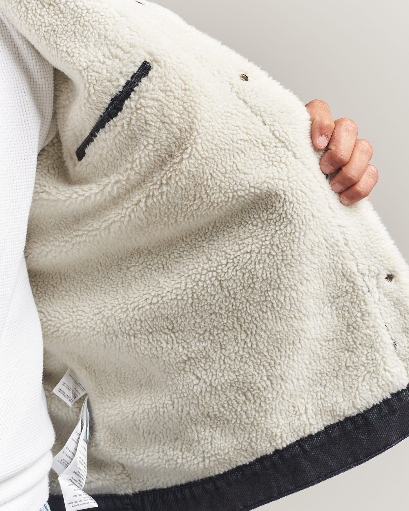 Herre | Jakker | Levi's | Type 3 Sherpa Trucker Worn-In Delft Steelhead