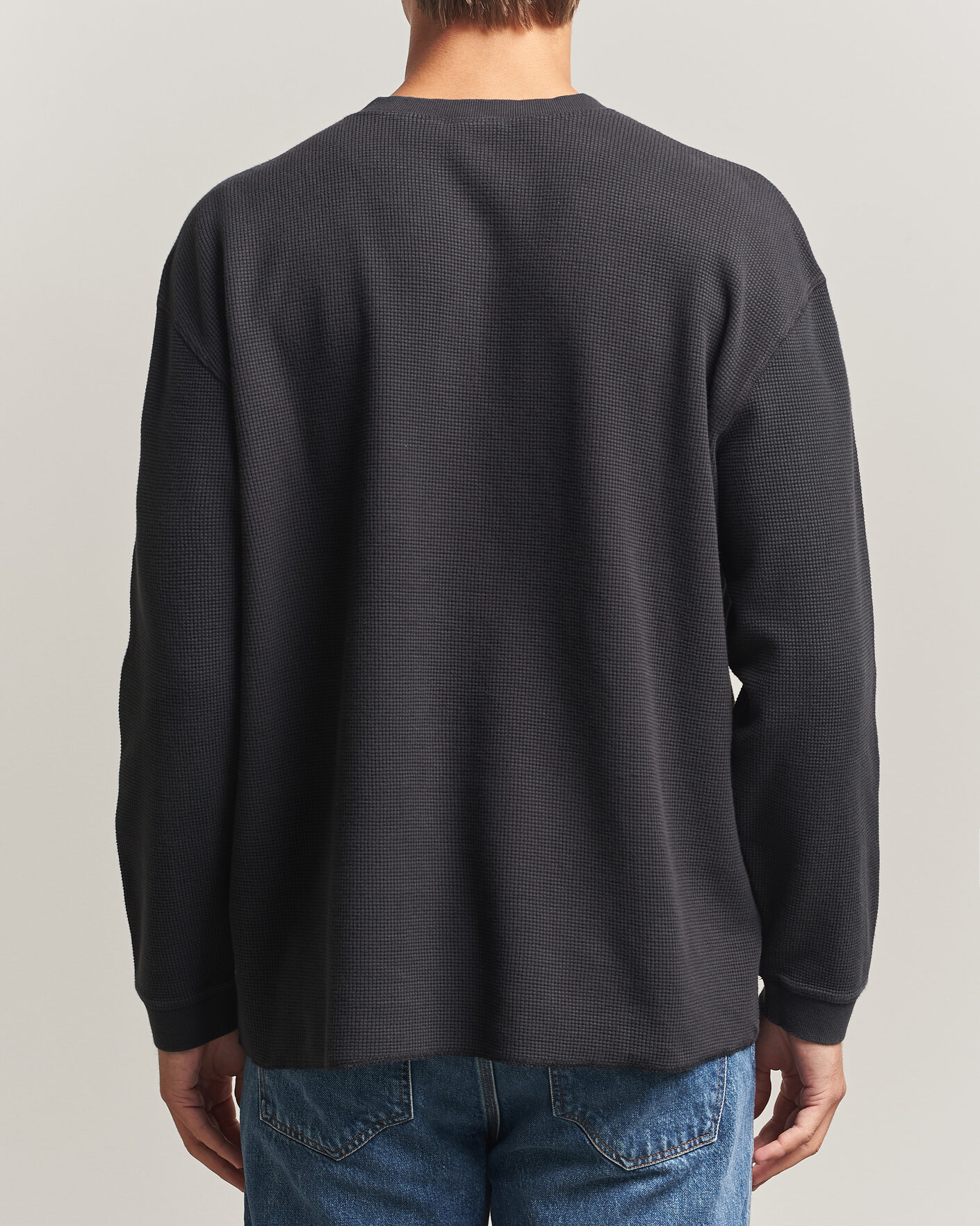 Herre | Trøjer | Levi's | Relaxed Henley Mineral Black