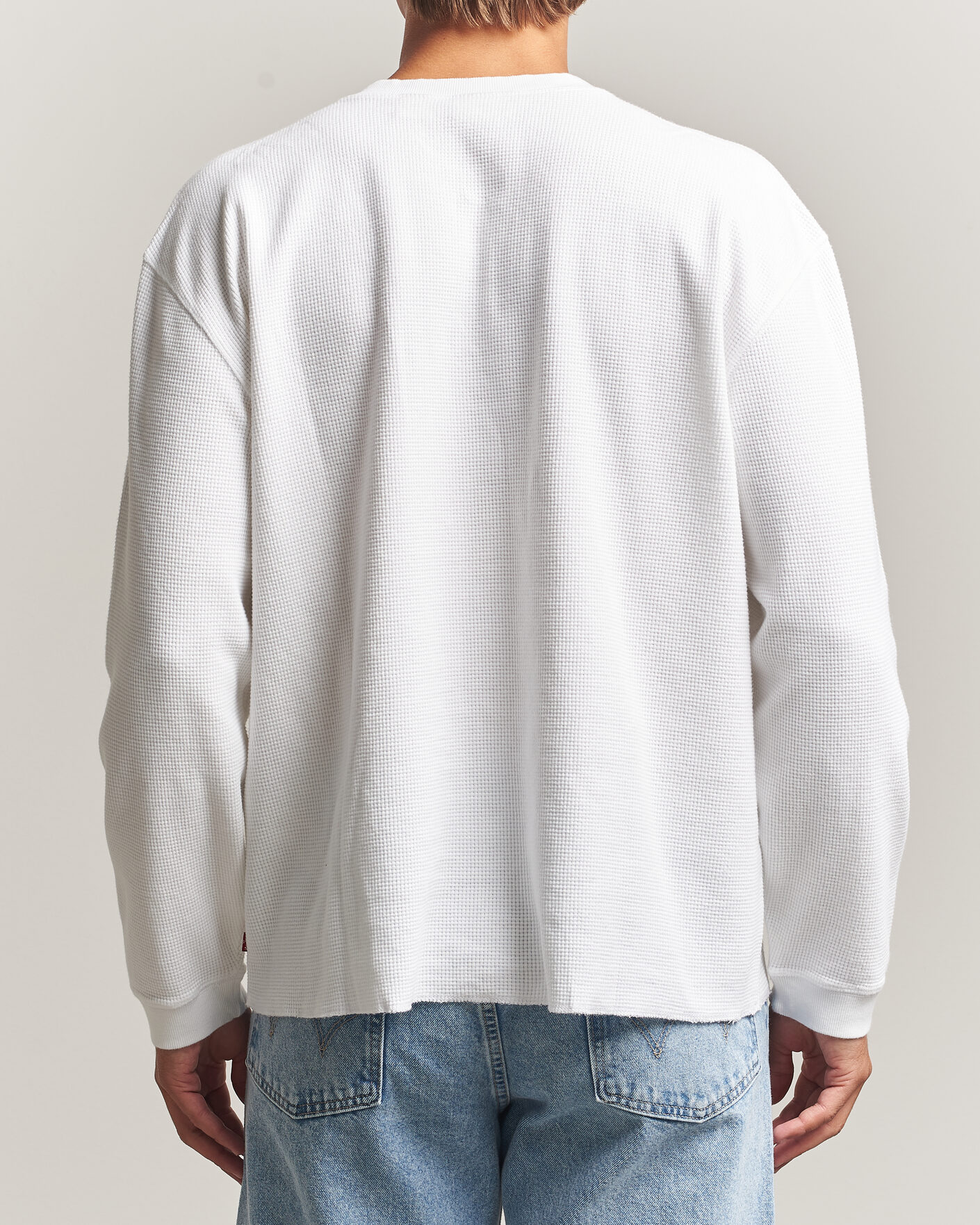 Herre | Trøjer | Levi's | Relaxed Henley Bright White