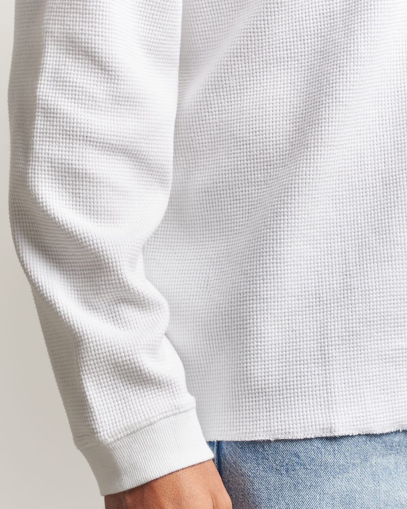 Herre | Trøjer | Levi's | Relaxed Henley Bright White