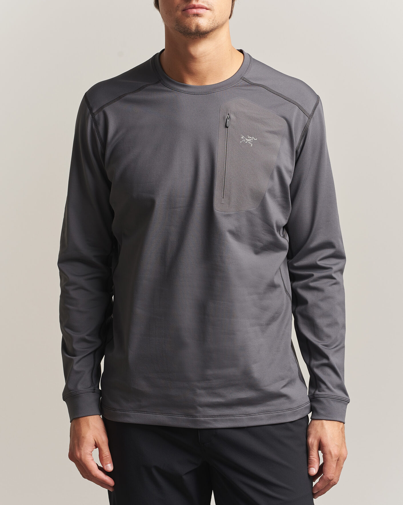 Herre | Trøjer | Arc'teryx | Rho LT Baselayer Crew Neck Cloud