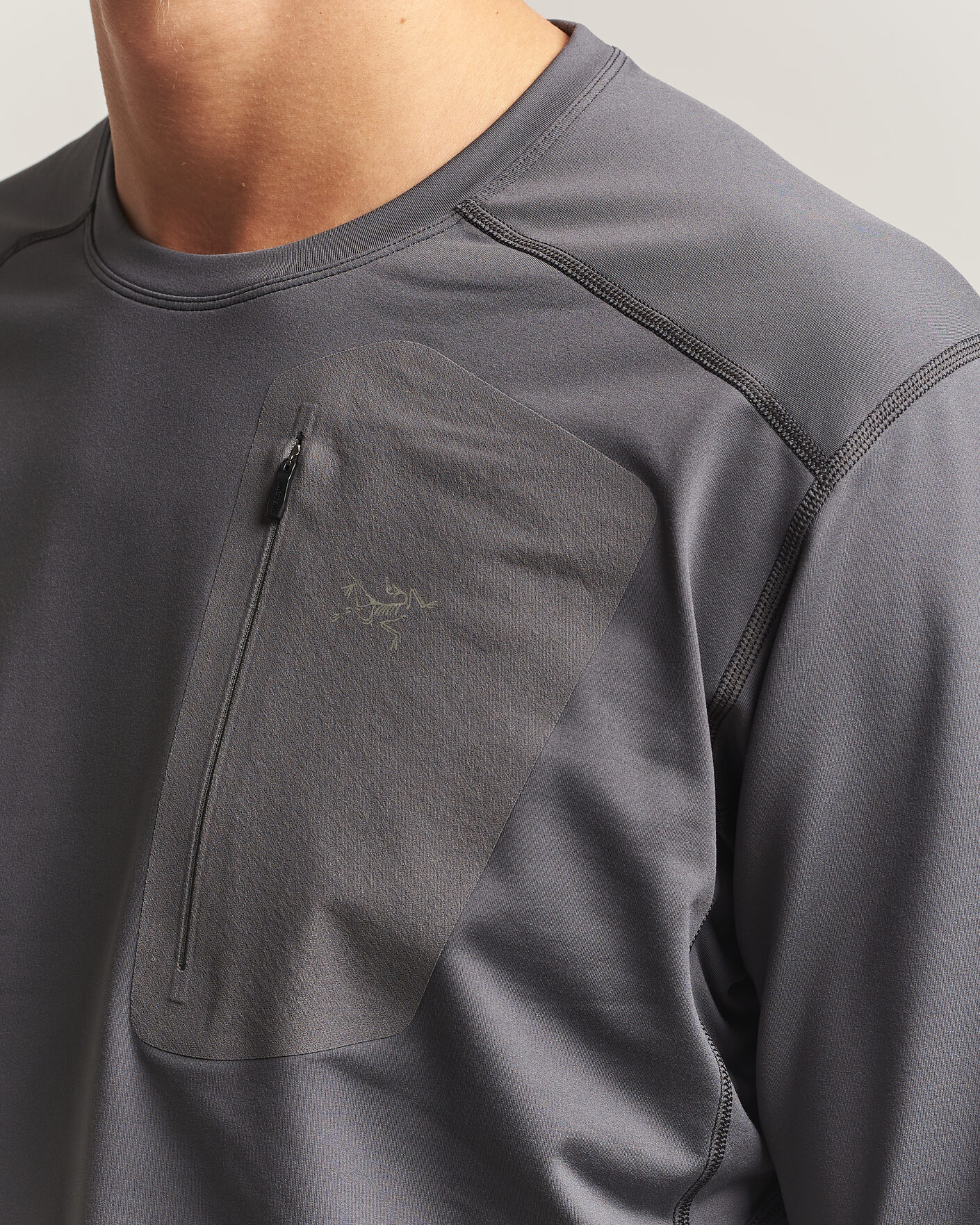 Herre | Trøjer | Arc'teryx | Rho LT Baselayer Crew Neck Cloud