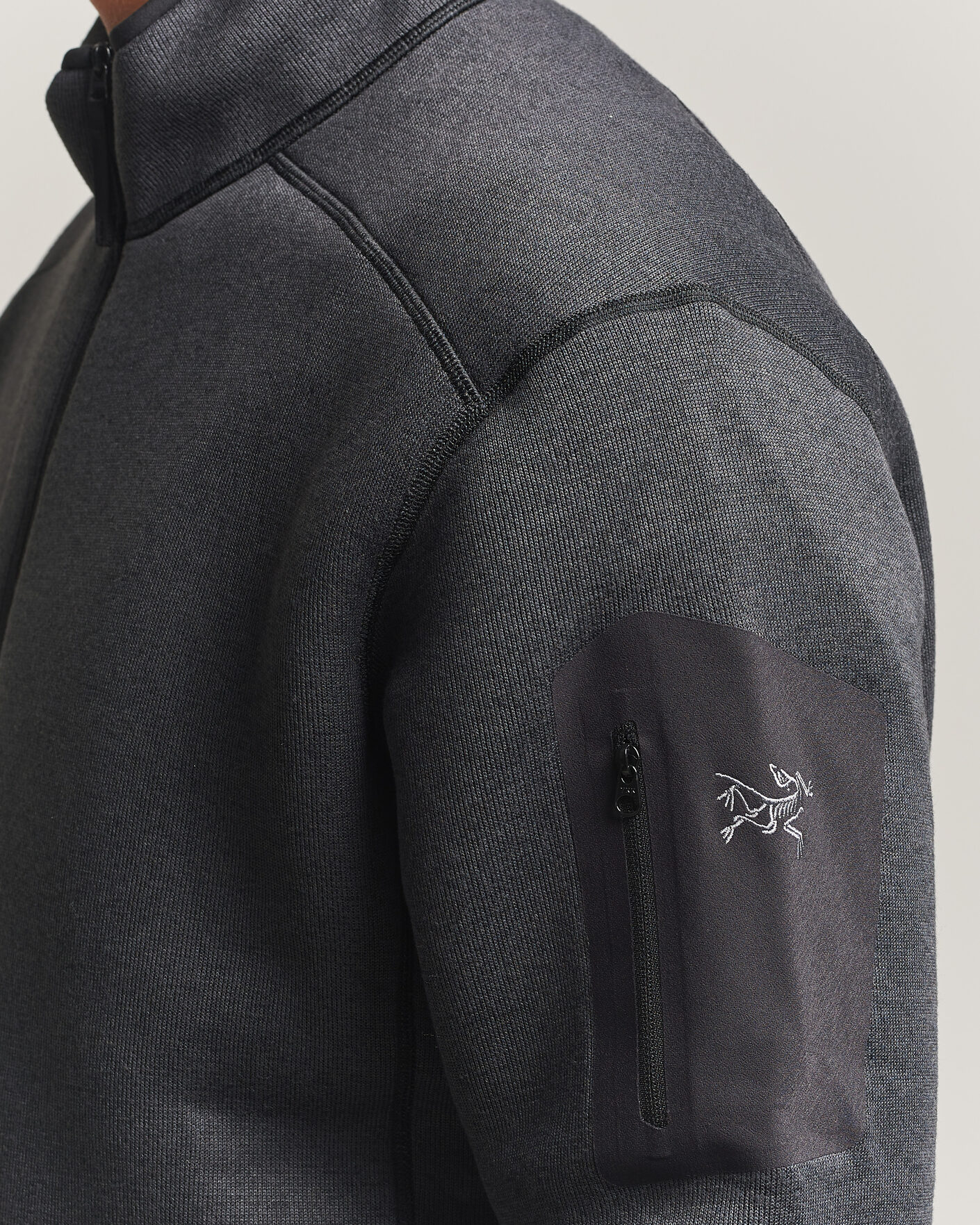 Herre | Trøjer | Arc'teryx | Covert Half Zip Black Heather