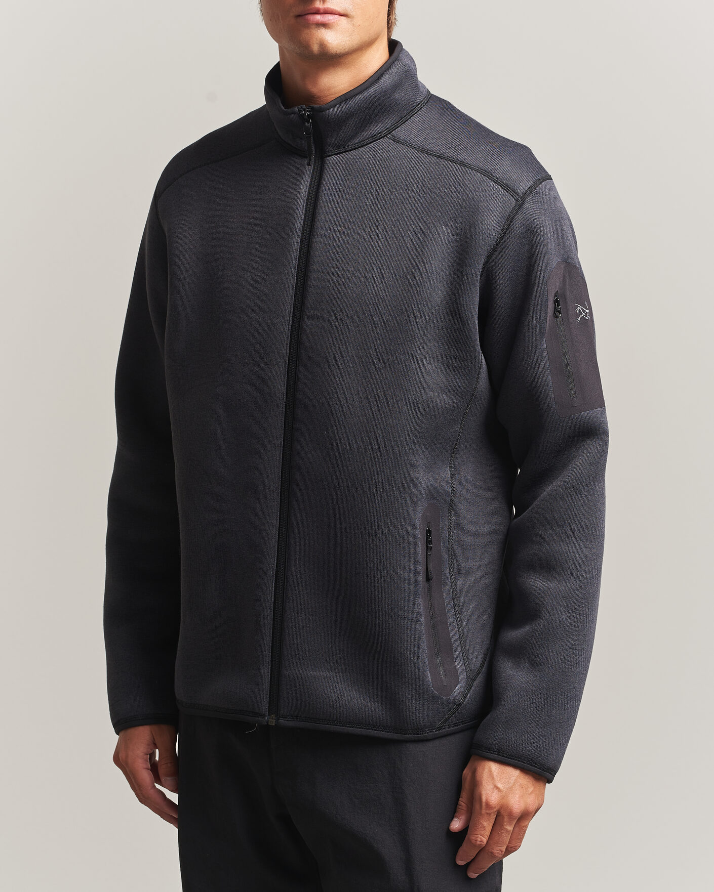 Herre | Trøjer | Arc'teryx | Covert Full Zip Black Heather