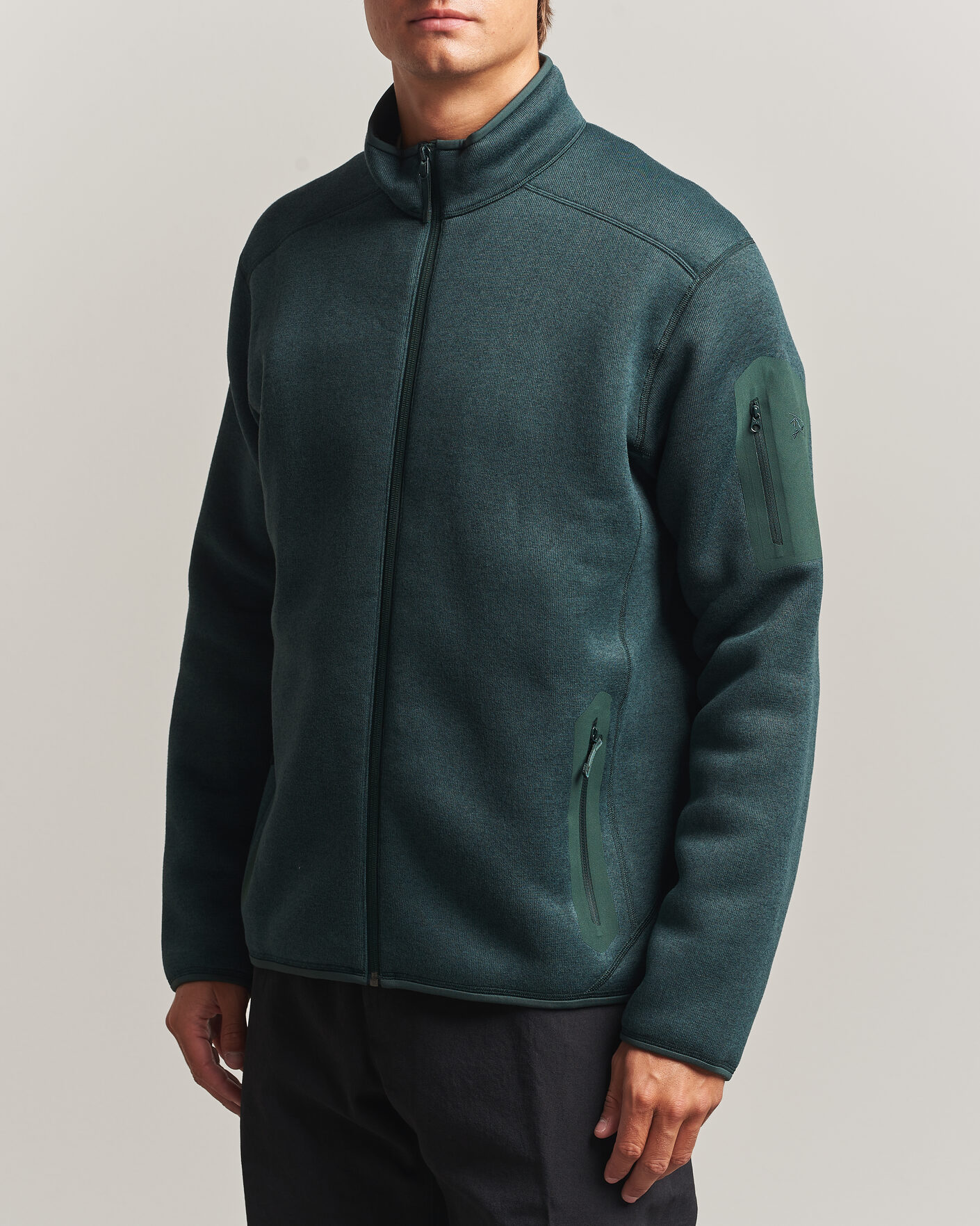 Herre | Trøjer | Arc'teryx | Covert Full Zip Dark Jade Heather