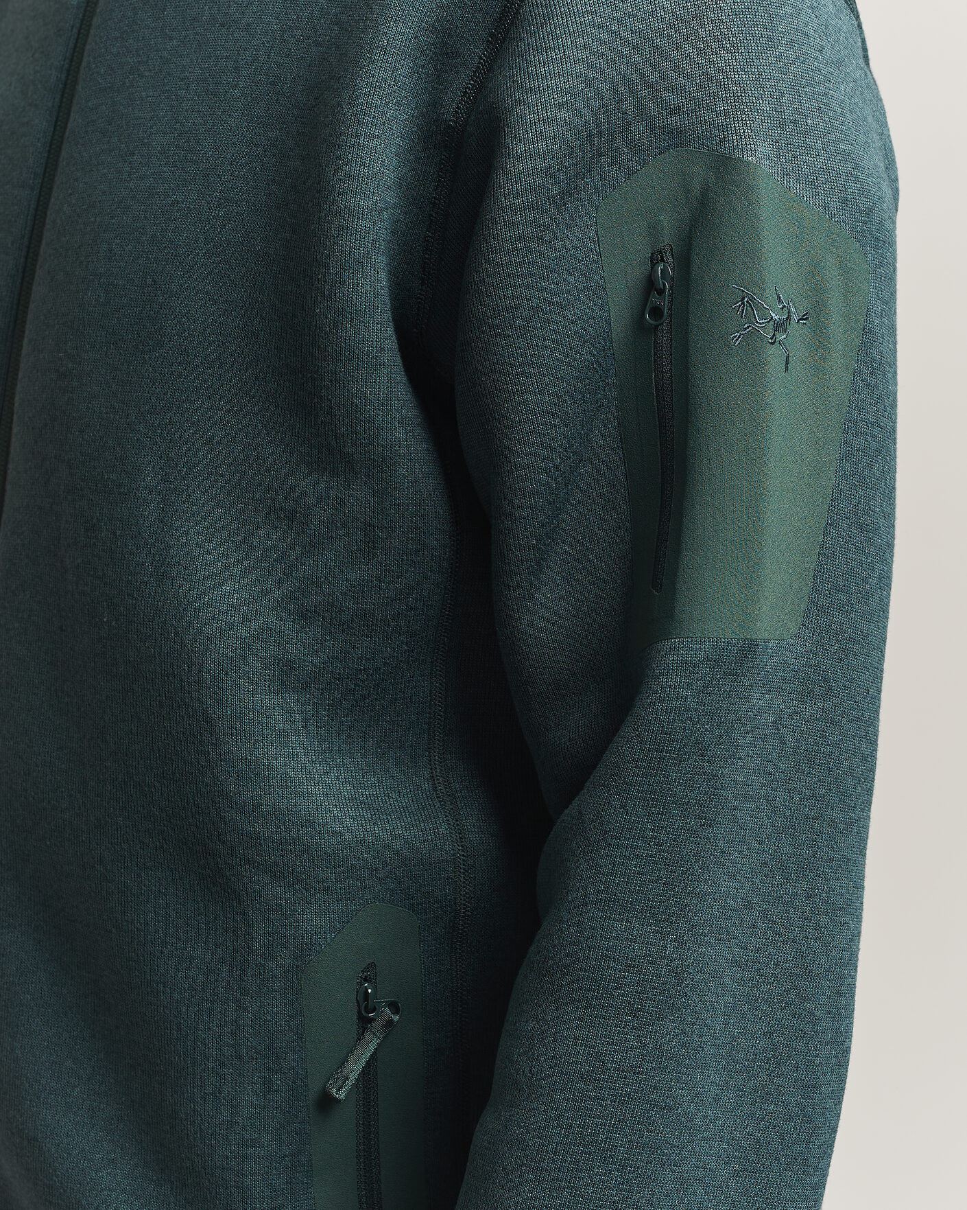Herre | Trøjer | Arc'teryx | Covert Full Zip Dark Jade Heather