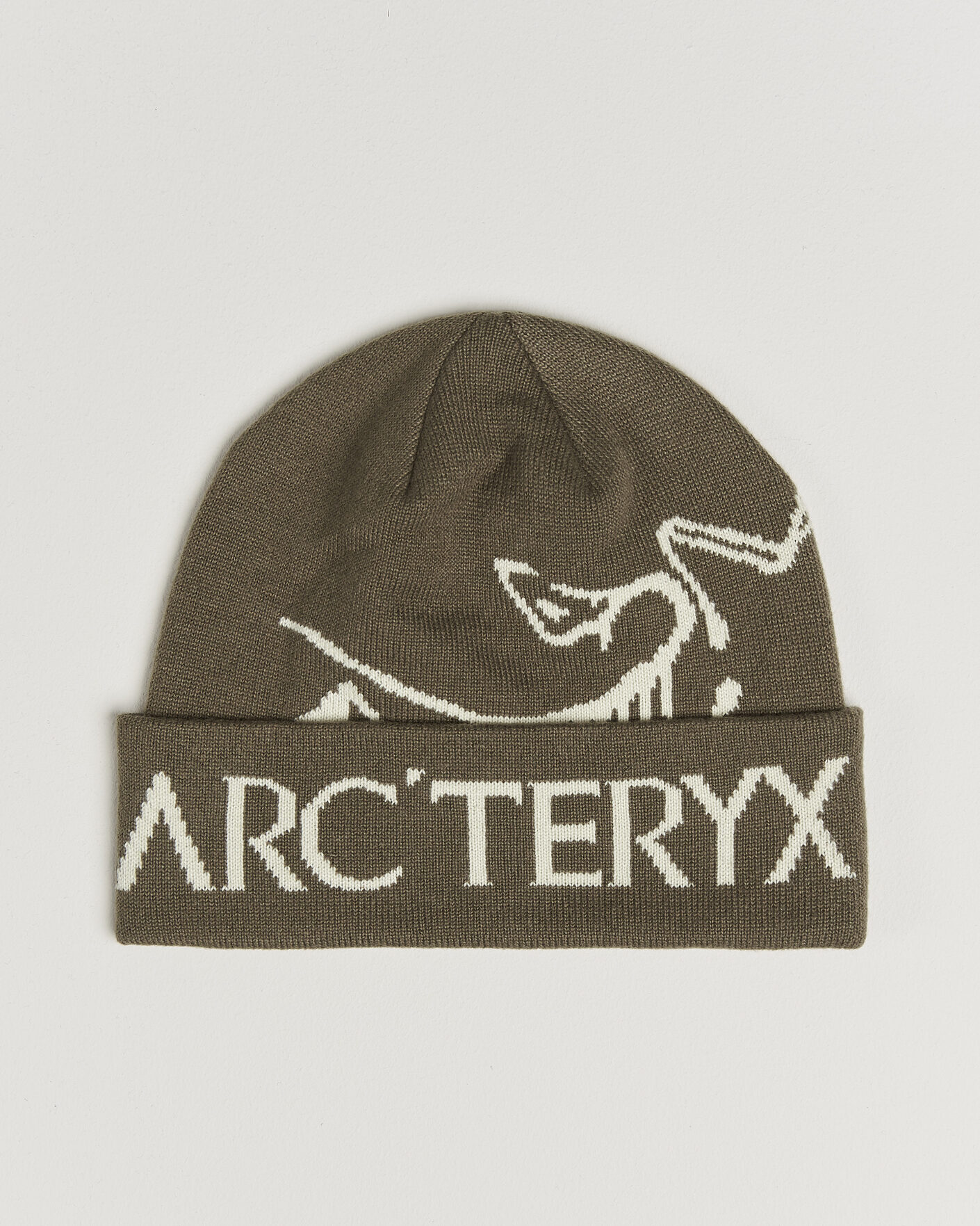 Herre | Huer | Arc'teryx | Bird Word Beanie Mongoose/Sea Salt