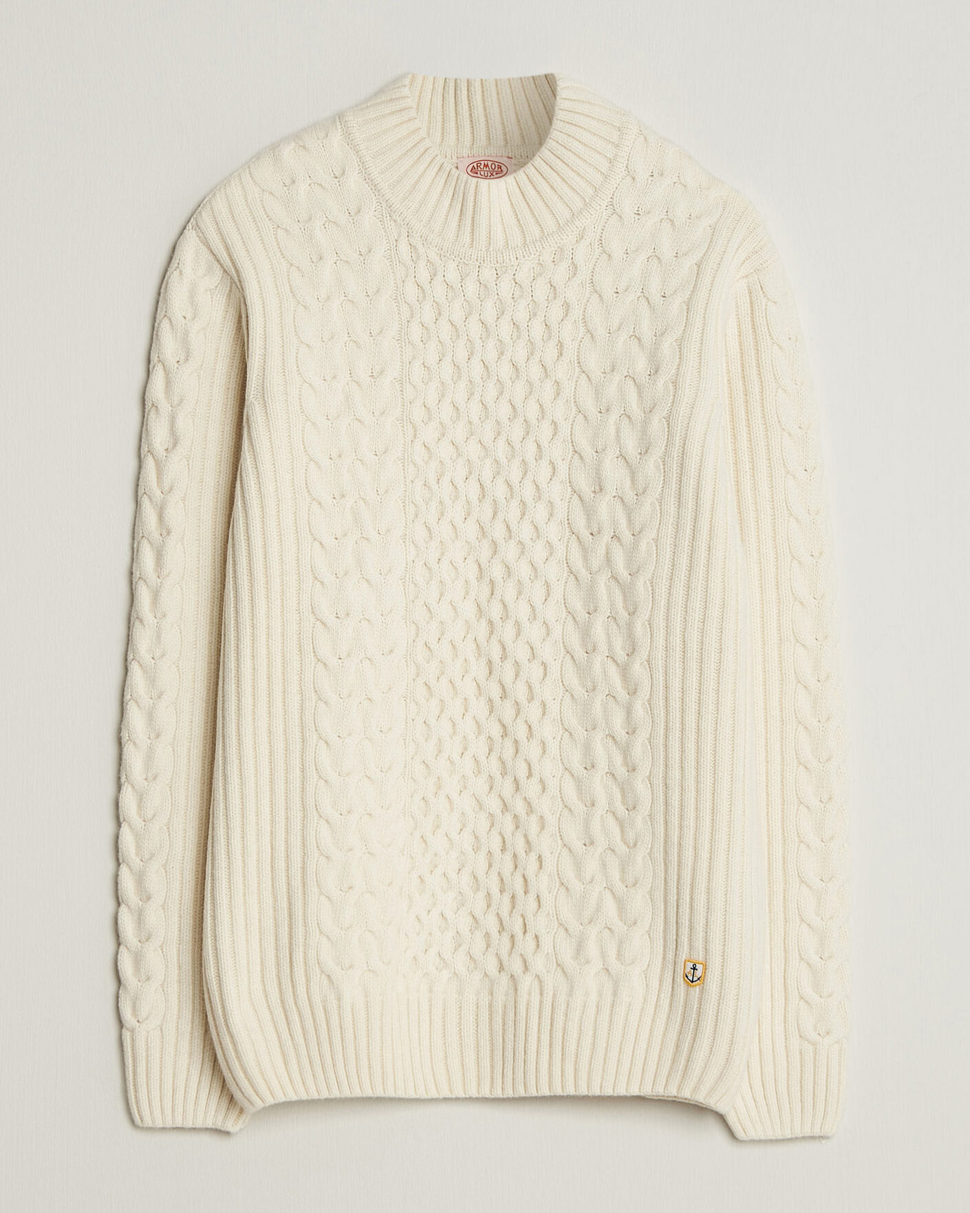 Herre | Trøjer | Armor-lux | Wool Knitted Sweater Nature