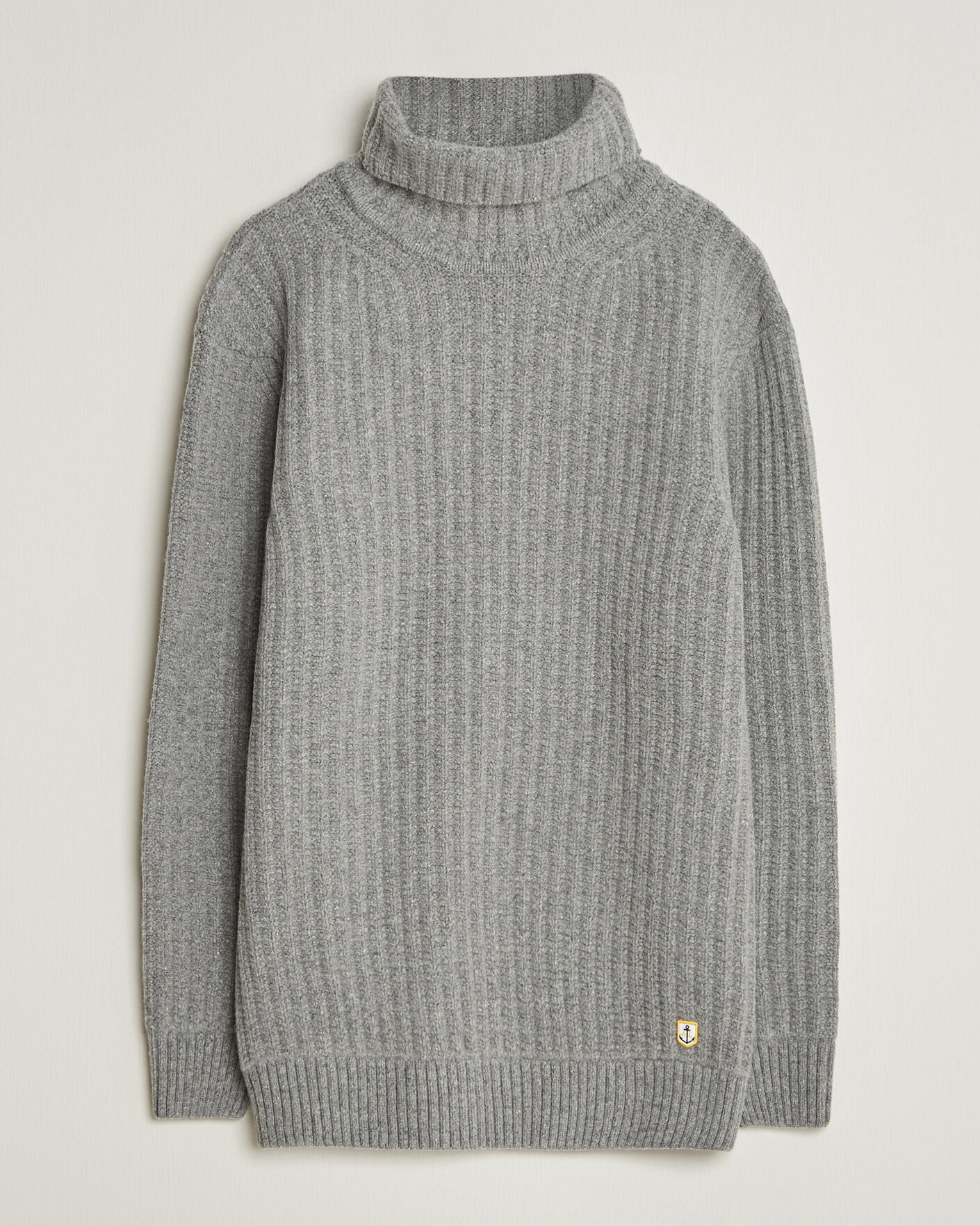 Herre | Trøjer | Armor-lux | Wool Knitted Rollneck Slate