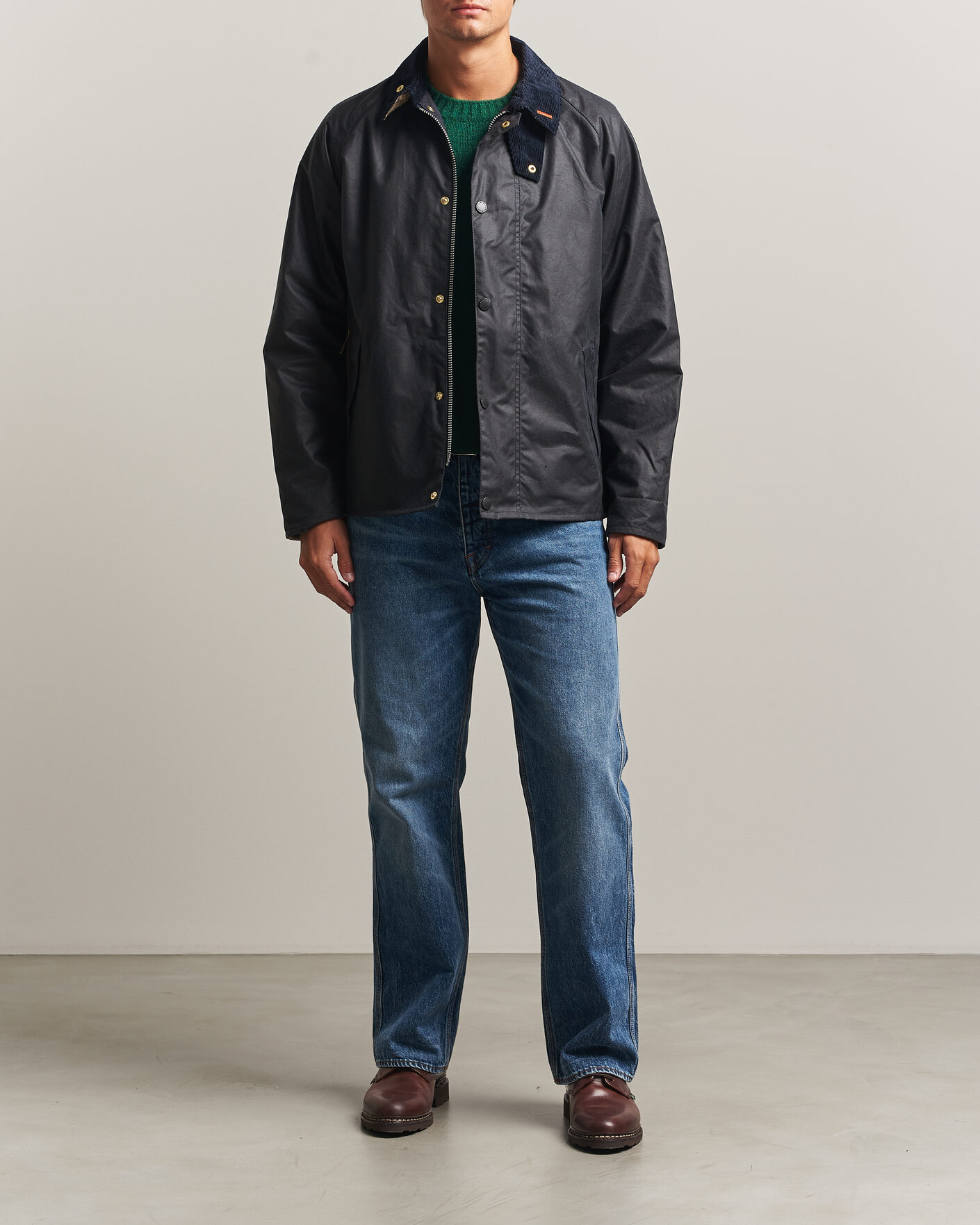 Herre | Jakker | Barbour Lifestyle | Icons Transport Wax Jacket Navy