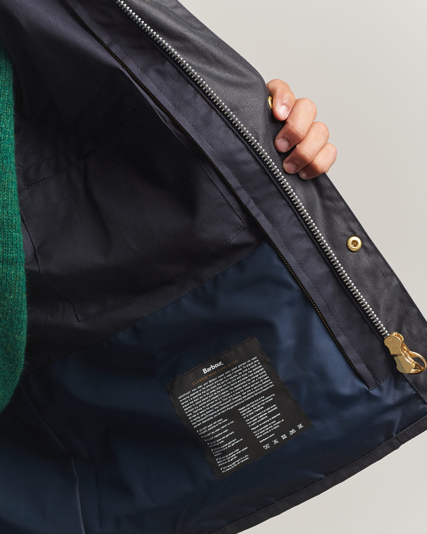 Herre | Jakker | Barbour Lifestyle | Icons Transport Wax Jacket Navy