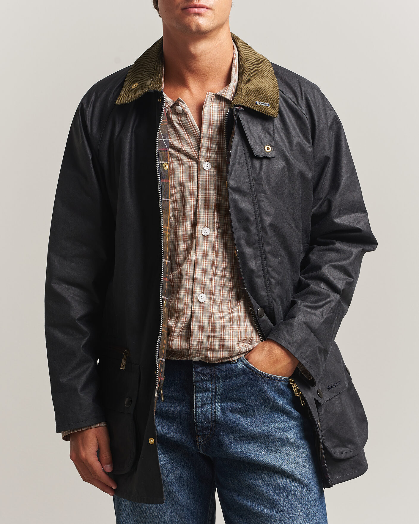 Herre | Jakker | Barbour Lifestyle | Icons Beaufort Wax Jacket Navy