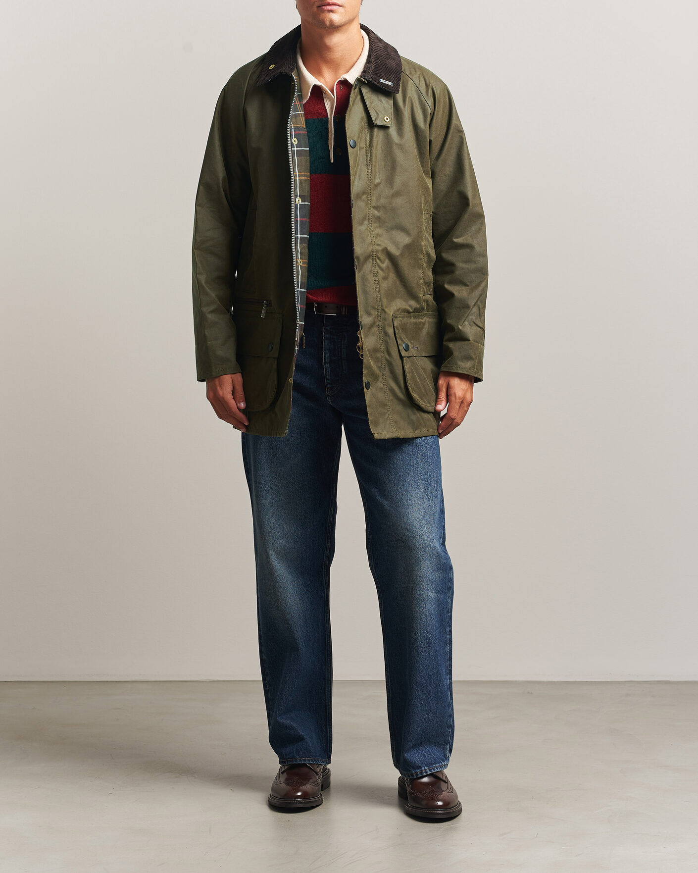Herre | Jakker | Barbour Lifestyle | Icons Beaufort Wax Jacket Beech