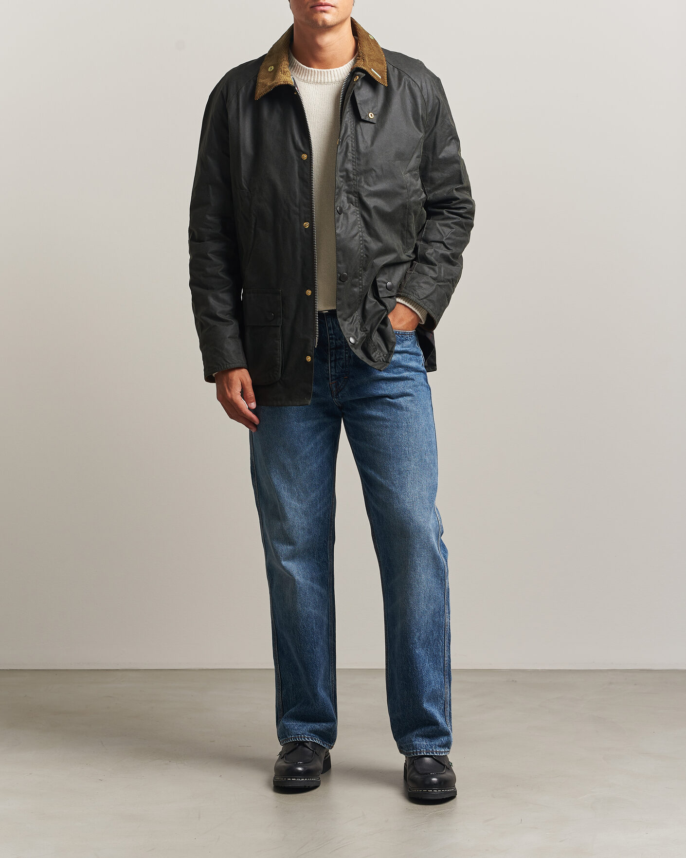 Herre | Jakker | Barbour Lifestyle | Icons Ashby Wax Jacket Sage
