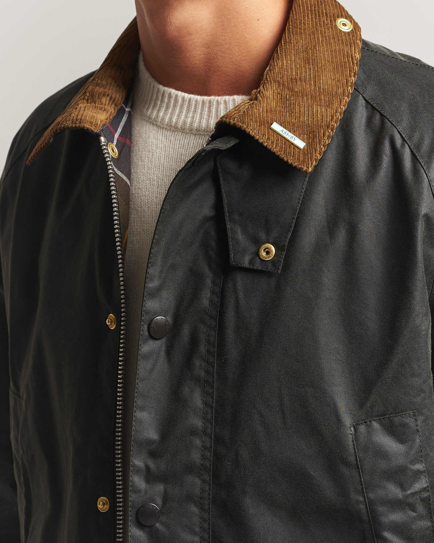 Herre | Jakker | Barbour Lifestyle | Icons Ashby Wax Jacket Sage