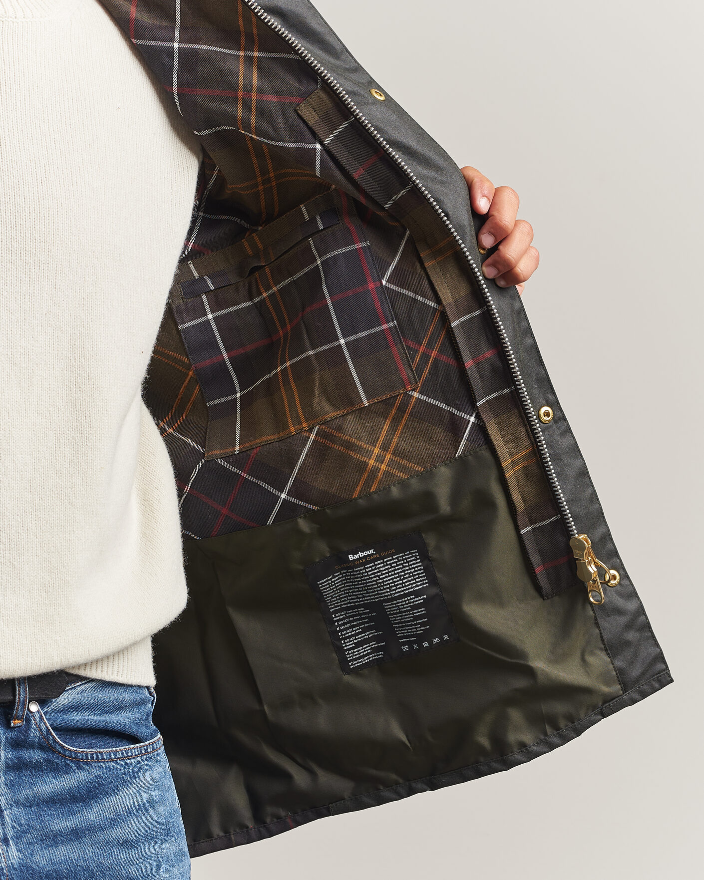 Herre | Jakker | Barbour Lifestyle | Icons Ashby Wax Jacket Sage