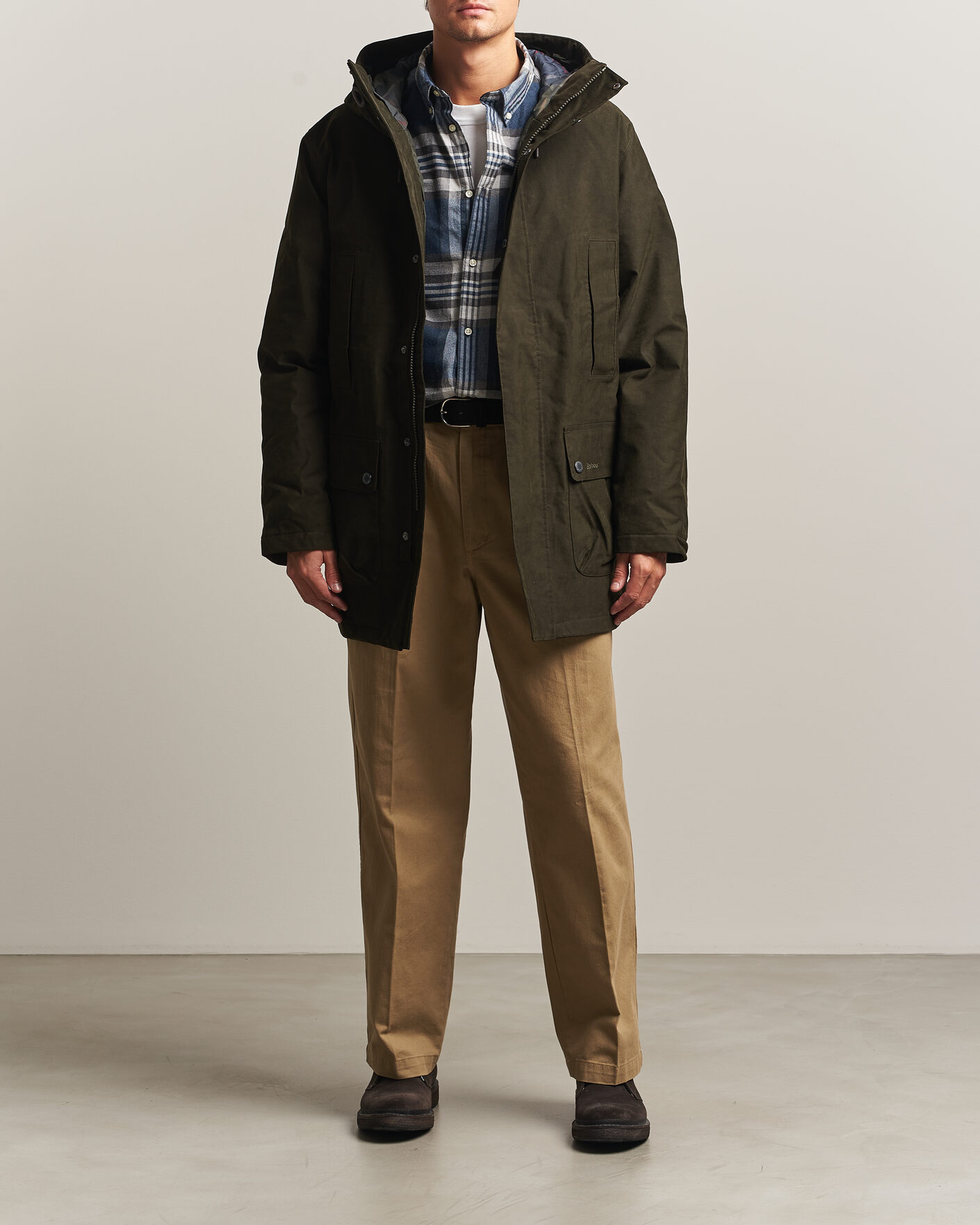 Herre | Jakker | Barbour Lifestyle | Northfield Winter Waterproof Parka Dark Sage