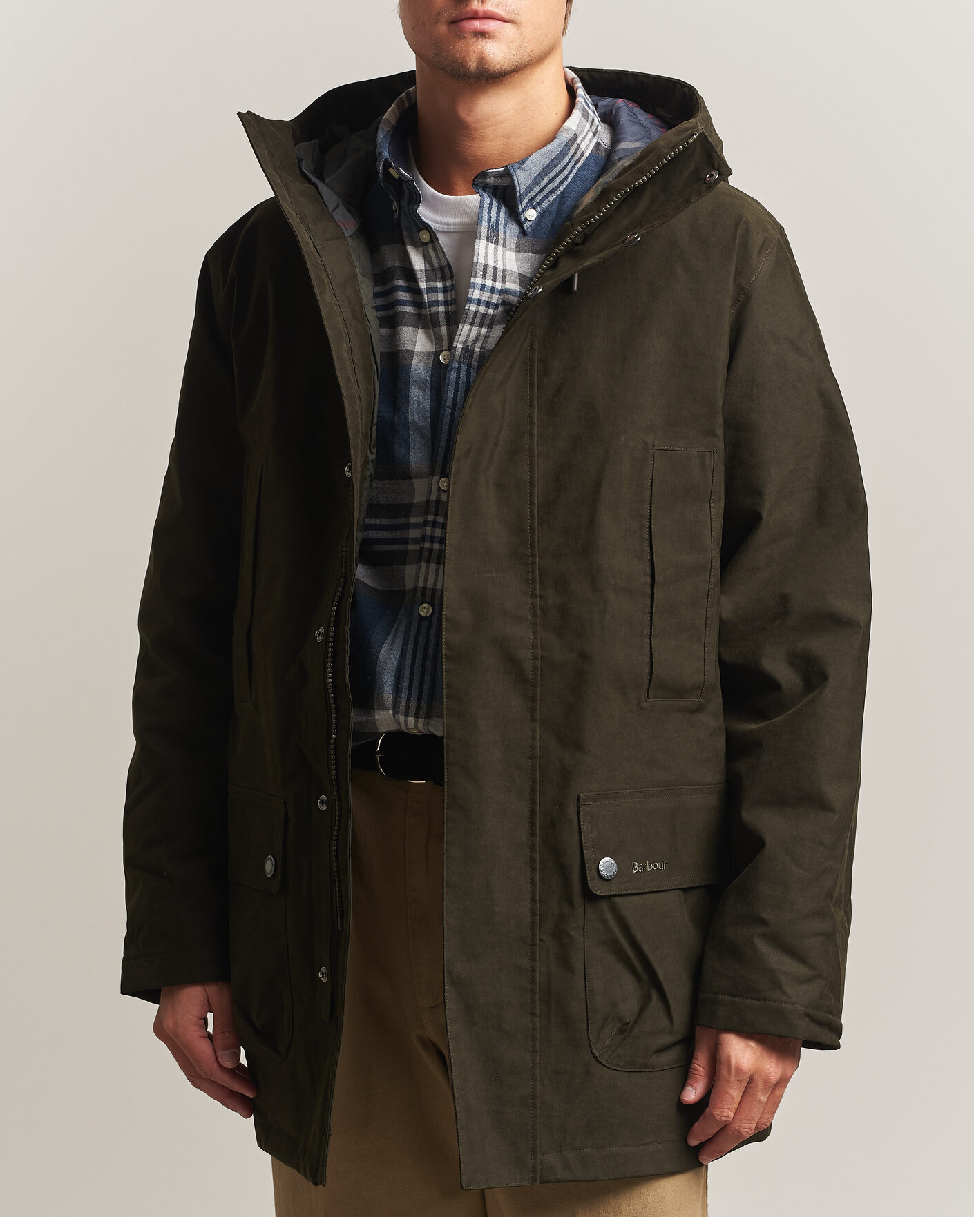 Herre | Jakker | Barbour Lifestyle | Northfield Winter Waterproof Parka Dark Sage