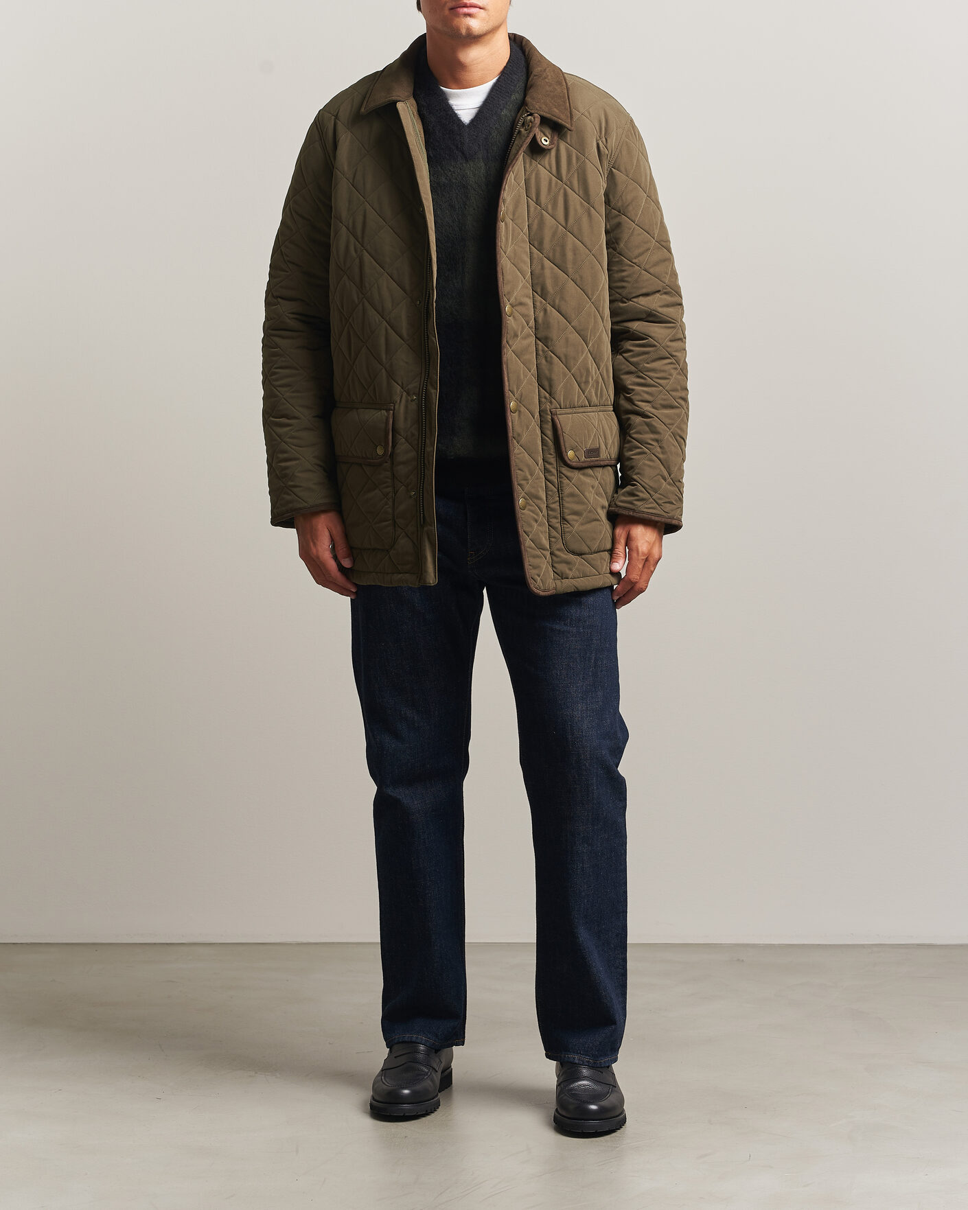 Herre | Jakker | Barbour Lifestyle | Thursby Polarquilt Jacket Dark Olive