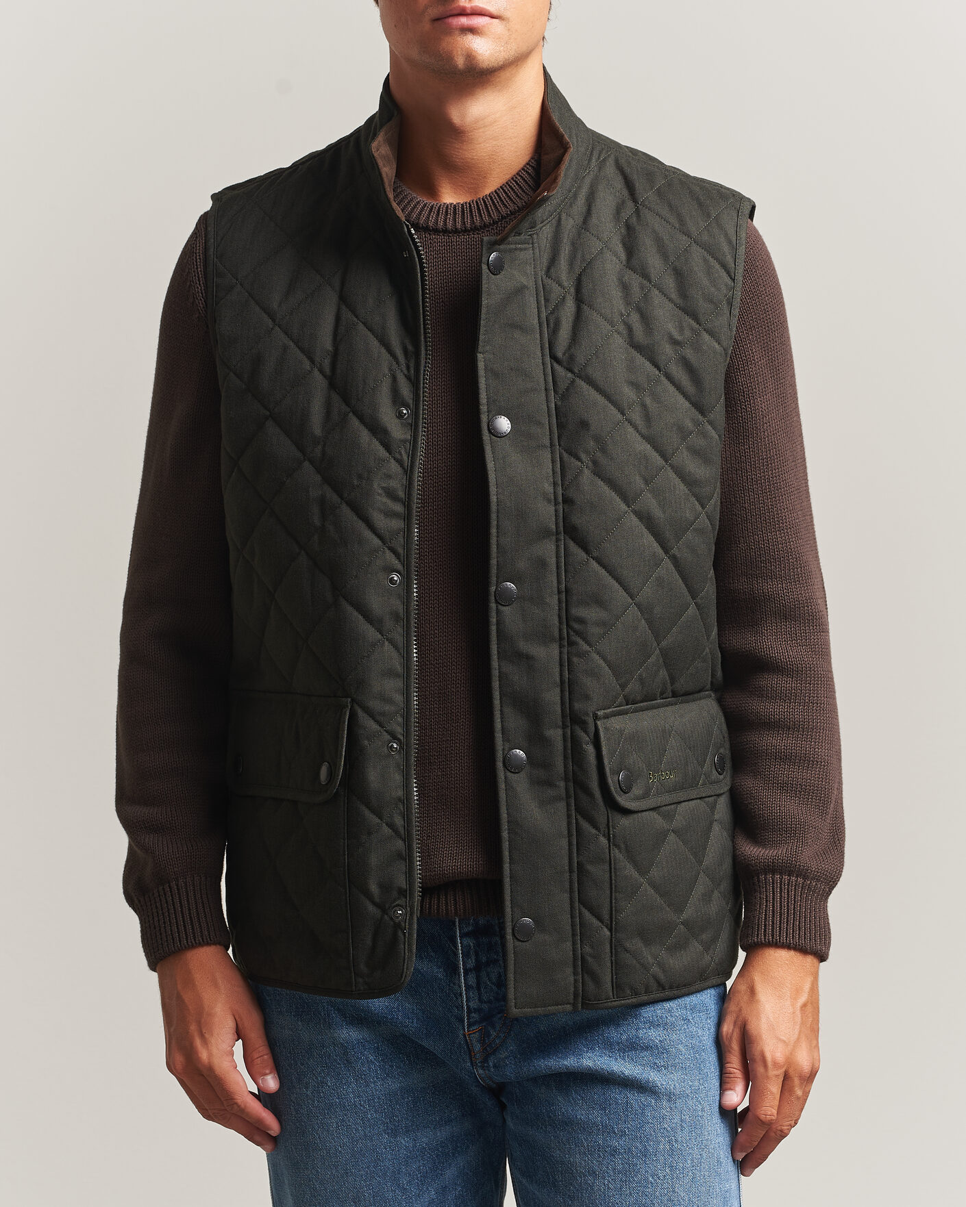 Herre | Veste | Barbour Lifestyle | Lux Lowerdale Gilet Dark Sage