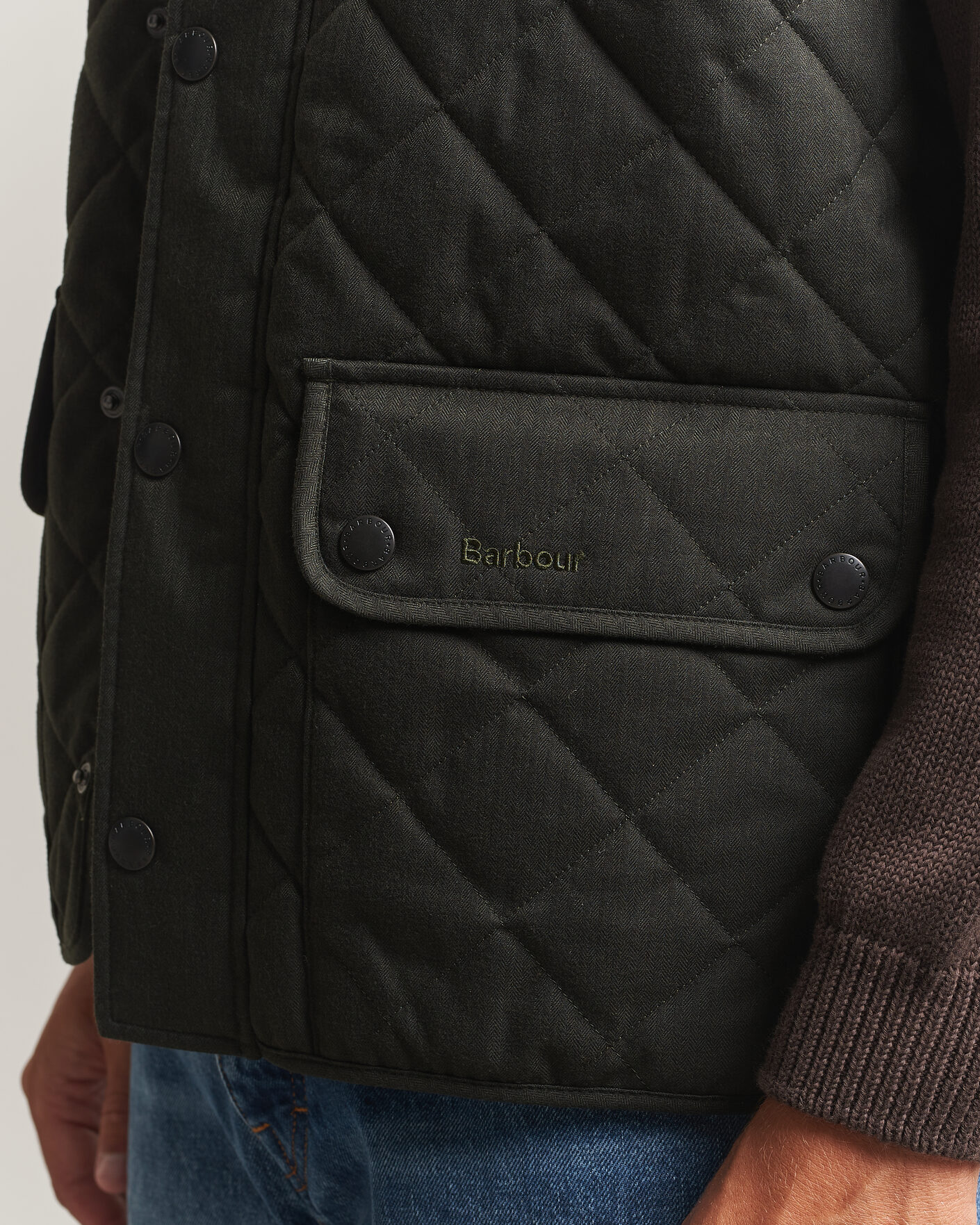 Herre | Veste | Barbour Lifestyle | Lux Lowerdale Gilet Dark Sage