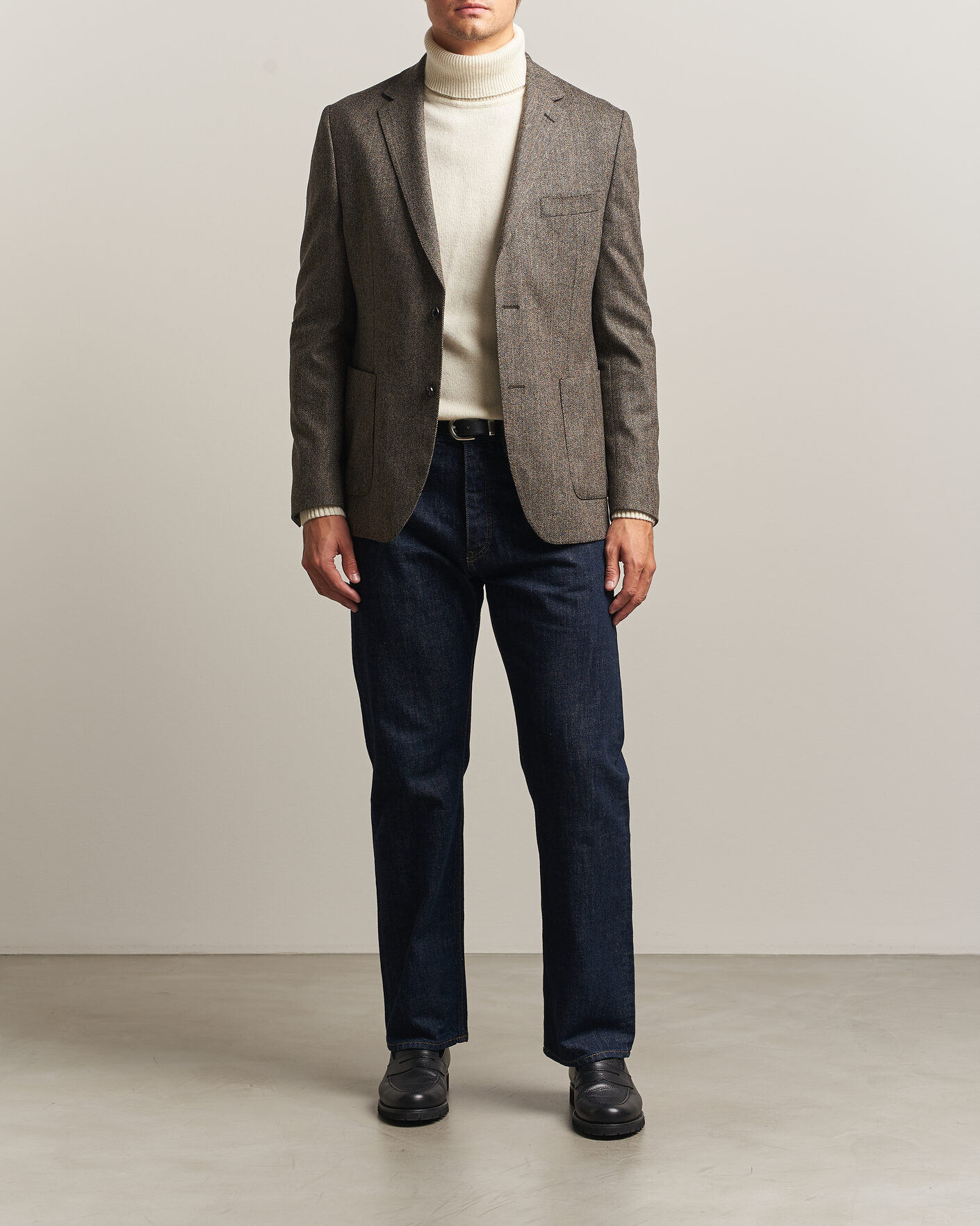 Herre | Blazere & jakker | Barbour Lifestyle | Fairford Herringbone Blazer Grey Marl