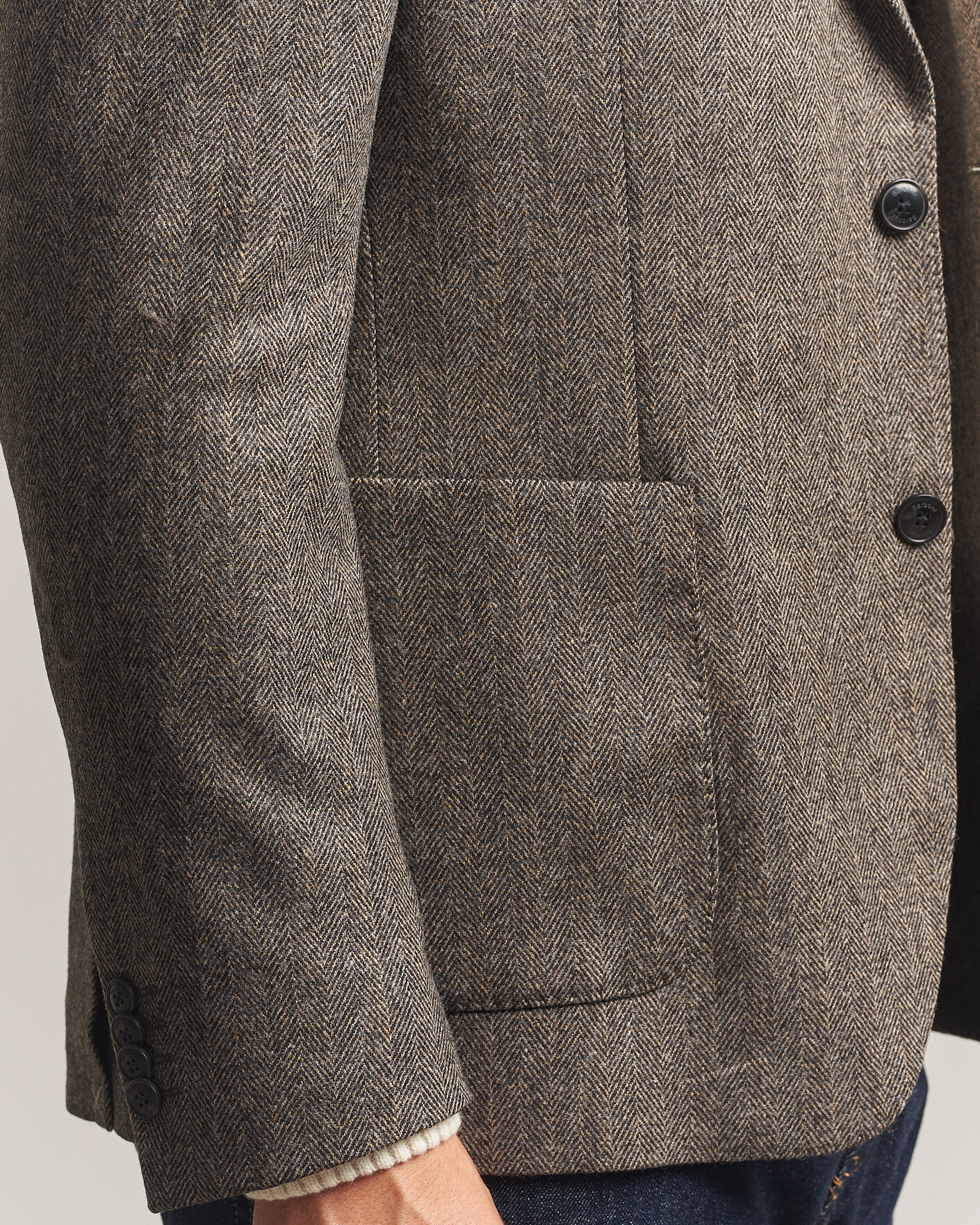 Herre | Blazere & jakker | Barbour Lifestyle | Fairford Herringbone Blazer Grey Marl