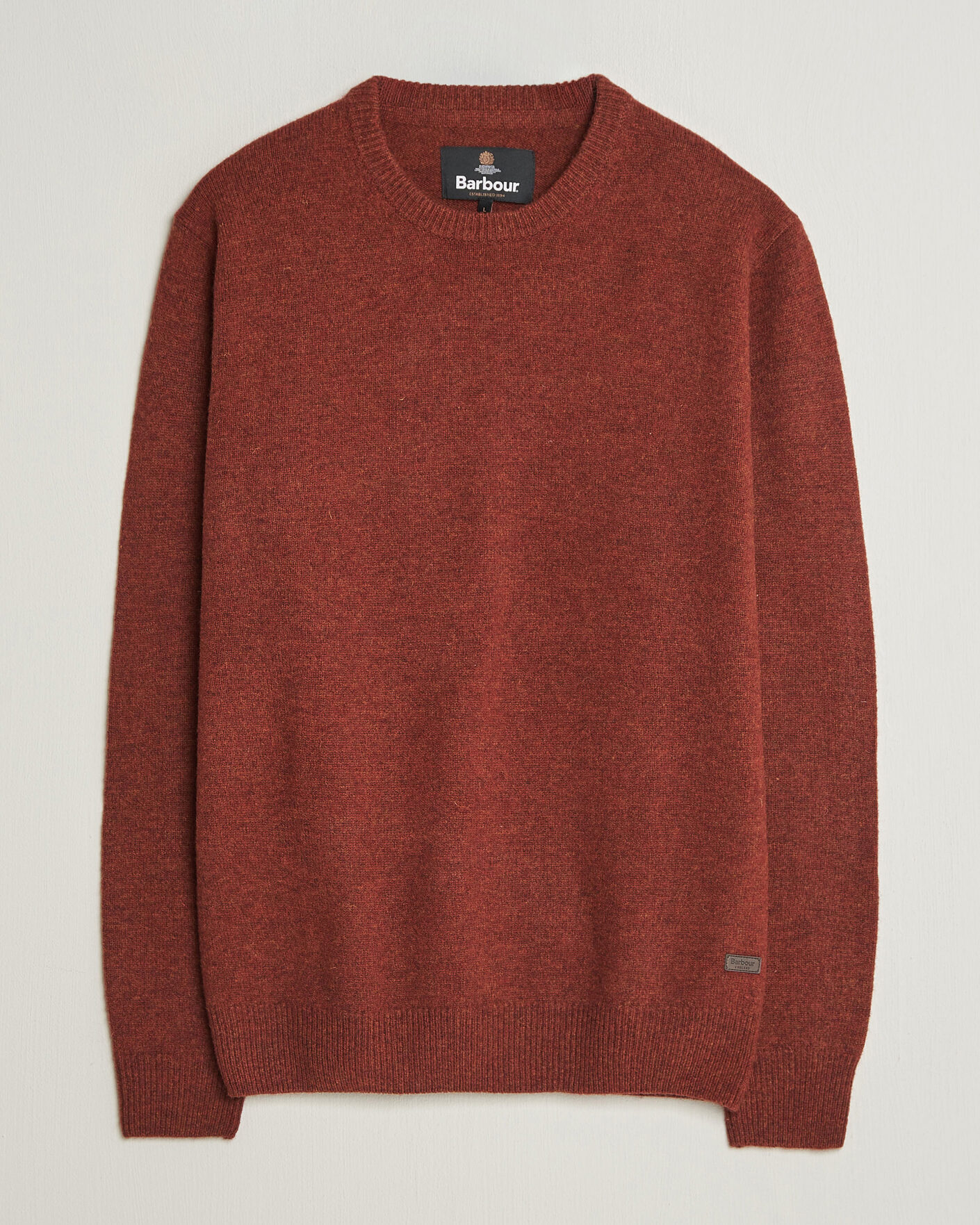 Herre | Trøjer | Barbour Lifestyle | Patch Crew Russet